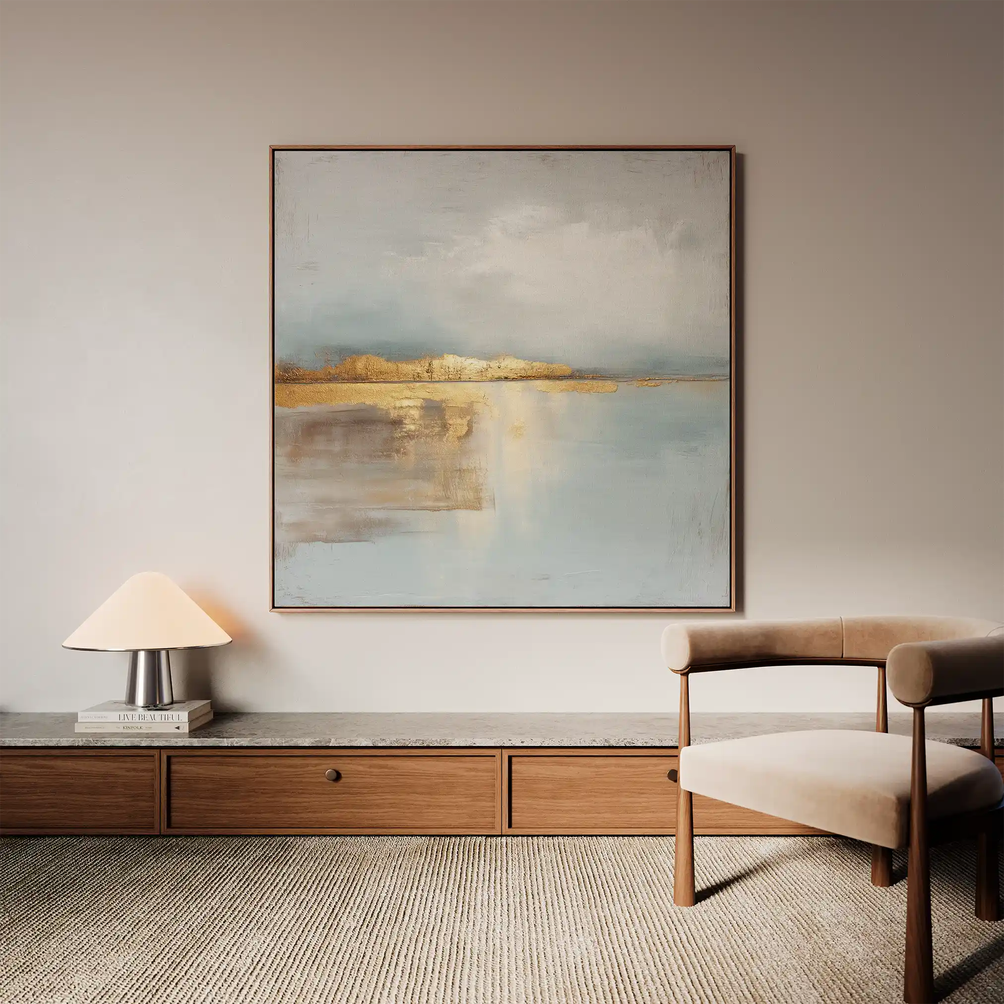 Abstract 815 Canvas Art 60 x 60 cm / Stretched on hidden frame