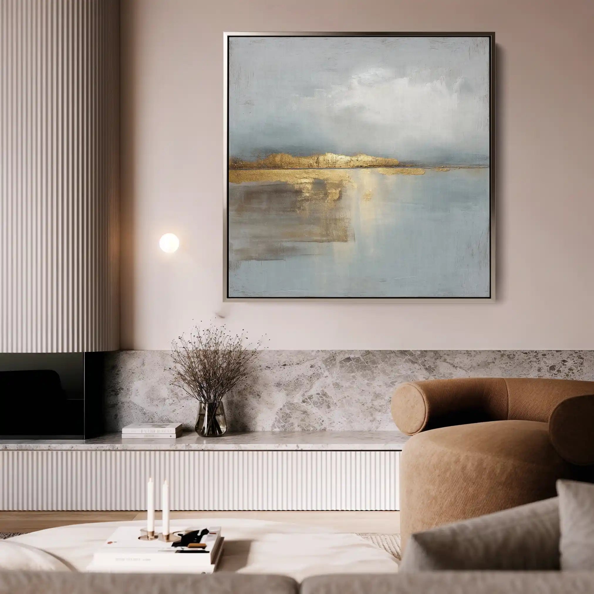 Abstract 815 Canvas Art 60 x 60 cm / Stretched on hidden frame