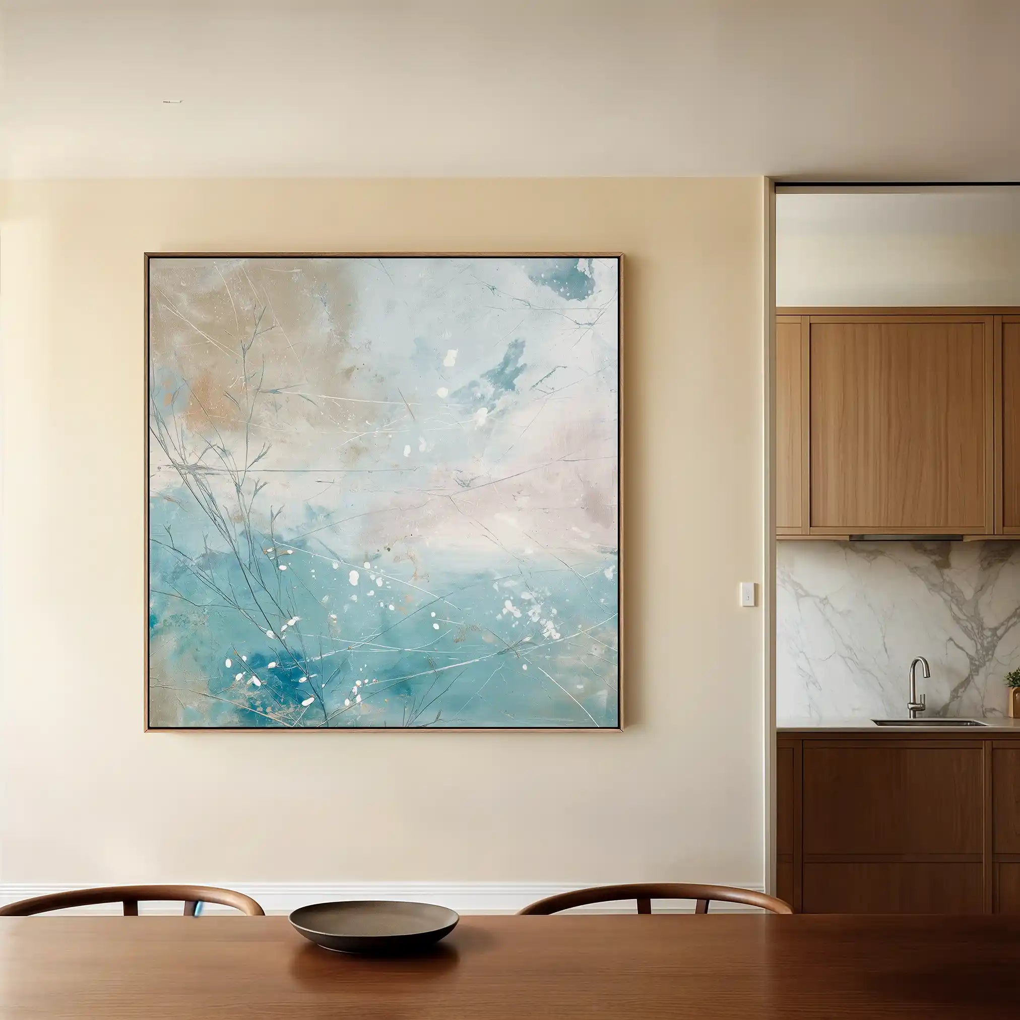 Abstract 816 Canvas Art 60 x 60 cm / Stretched on hidden frame