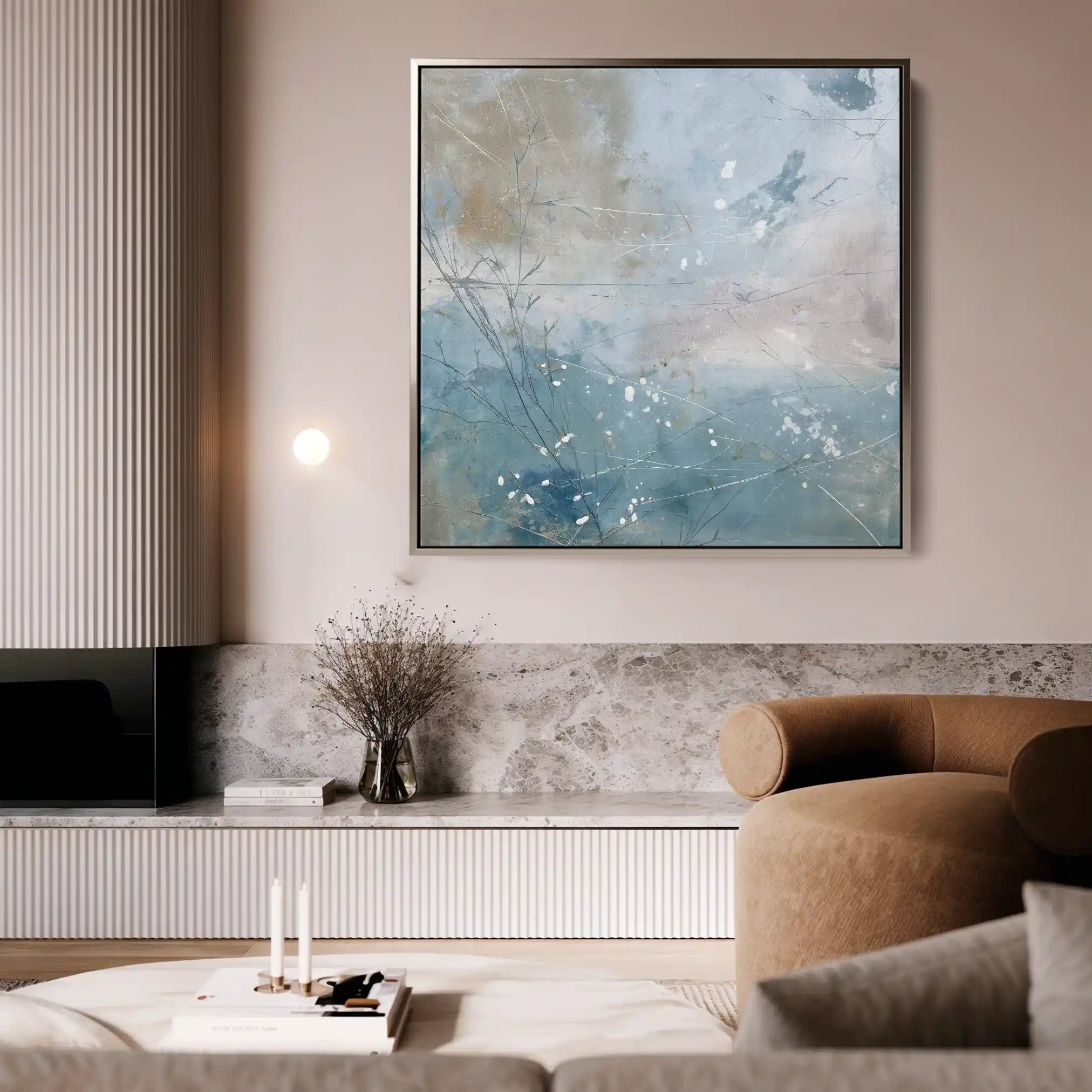 Abstract 816 Canvas Art 60 x 60 cm / Stretched on hidden frame