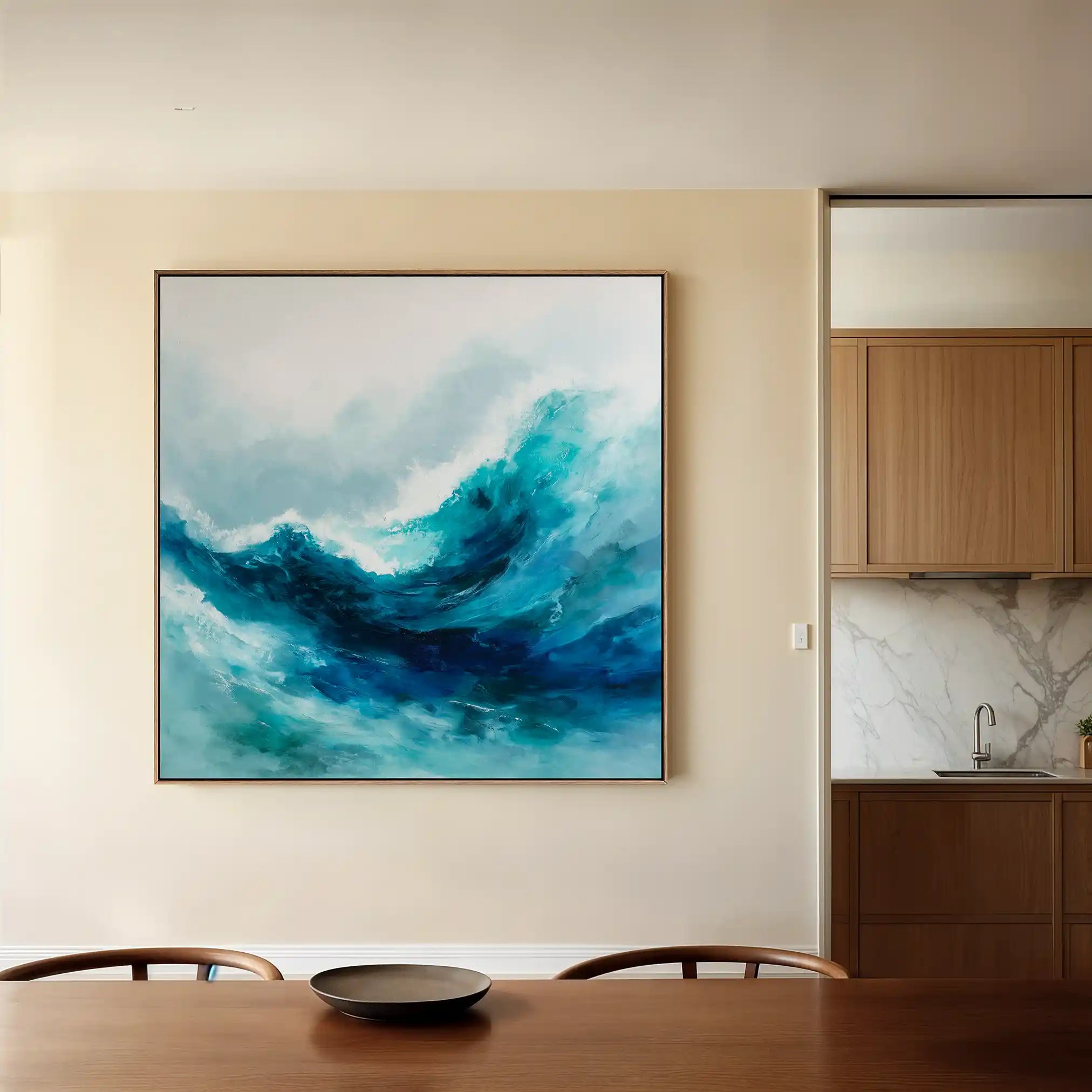 Abstract 819 Canvas Art 60 x 60 cm / Stretched on hidden frame