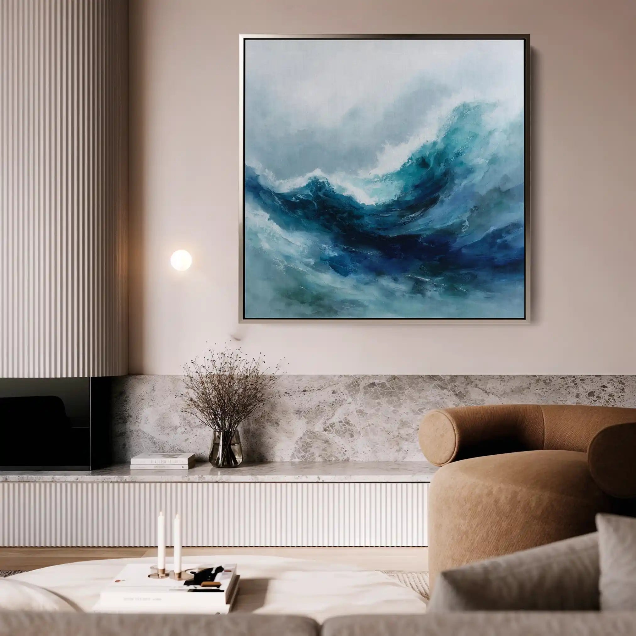 Abstract 819 Canvas Art 60 x 60 cm / Stretched on hidden frame