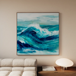 Abstract 820 Canvas Art 60 x 60 cm / Stretched on hidden frame