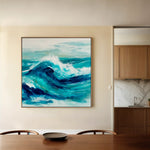 Abstract 820 Canvas Art 60 x 60 cm / Stretched on hidden frame