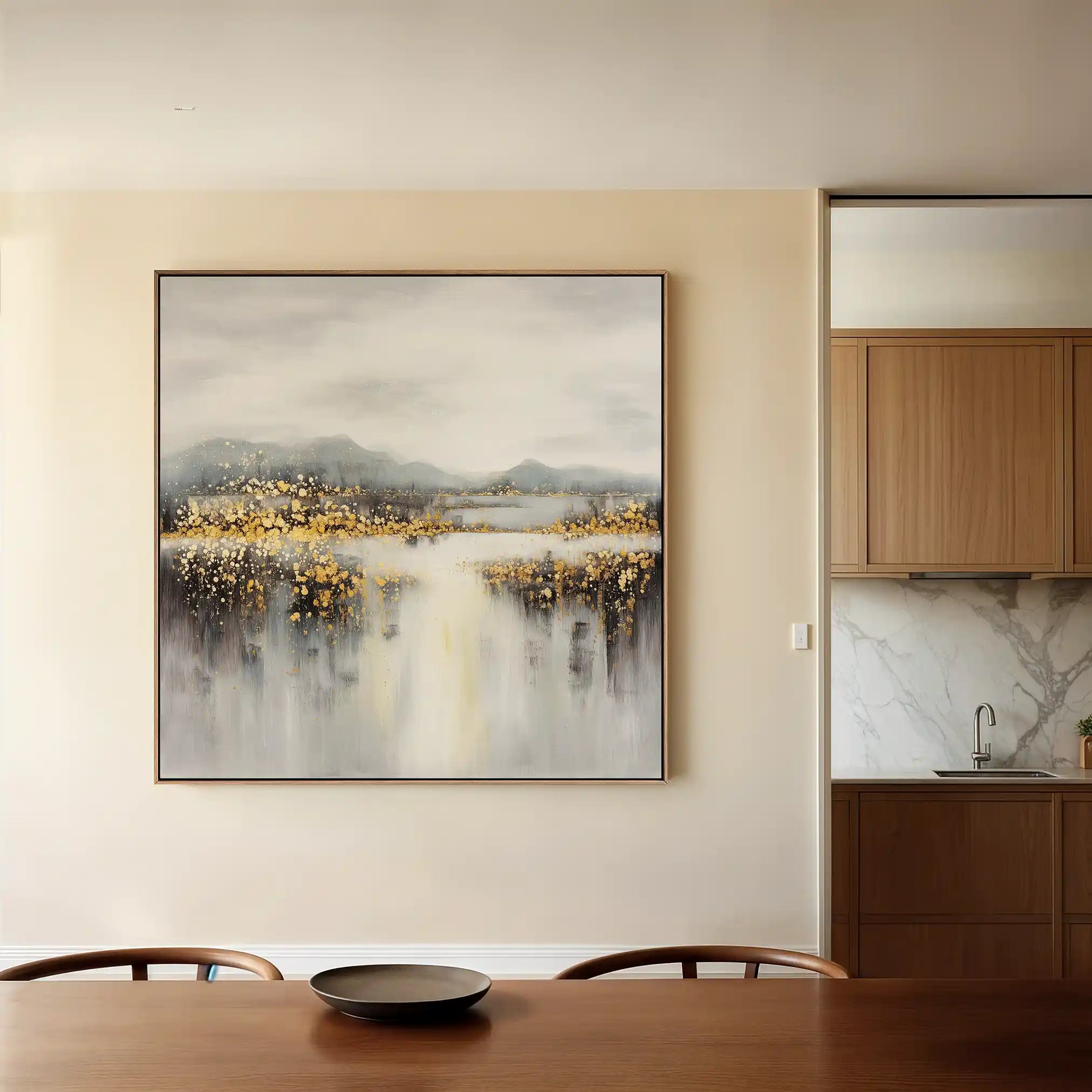Abstract 821 Canvas Art 60 x 60 cm / Stretched on hidden frame