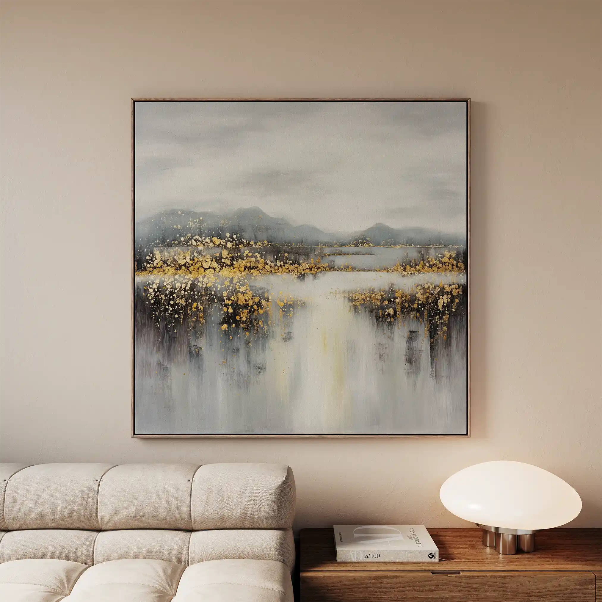 Abstract 821 Canvas Art 60 x 60 cm / Stretched on hidden frame