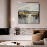 Abstract 821 Canvas Art 60 x 60 cm / Stretched on hidden frame