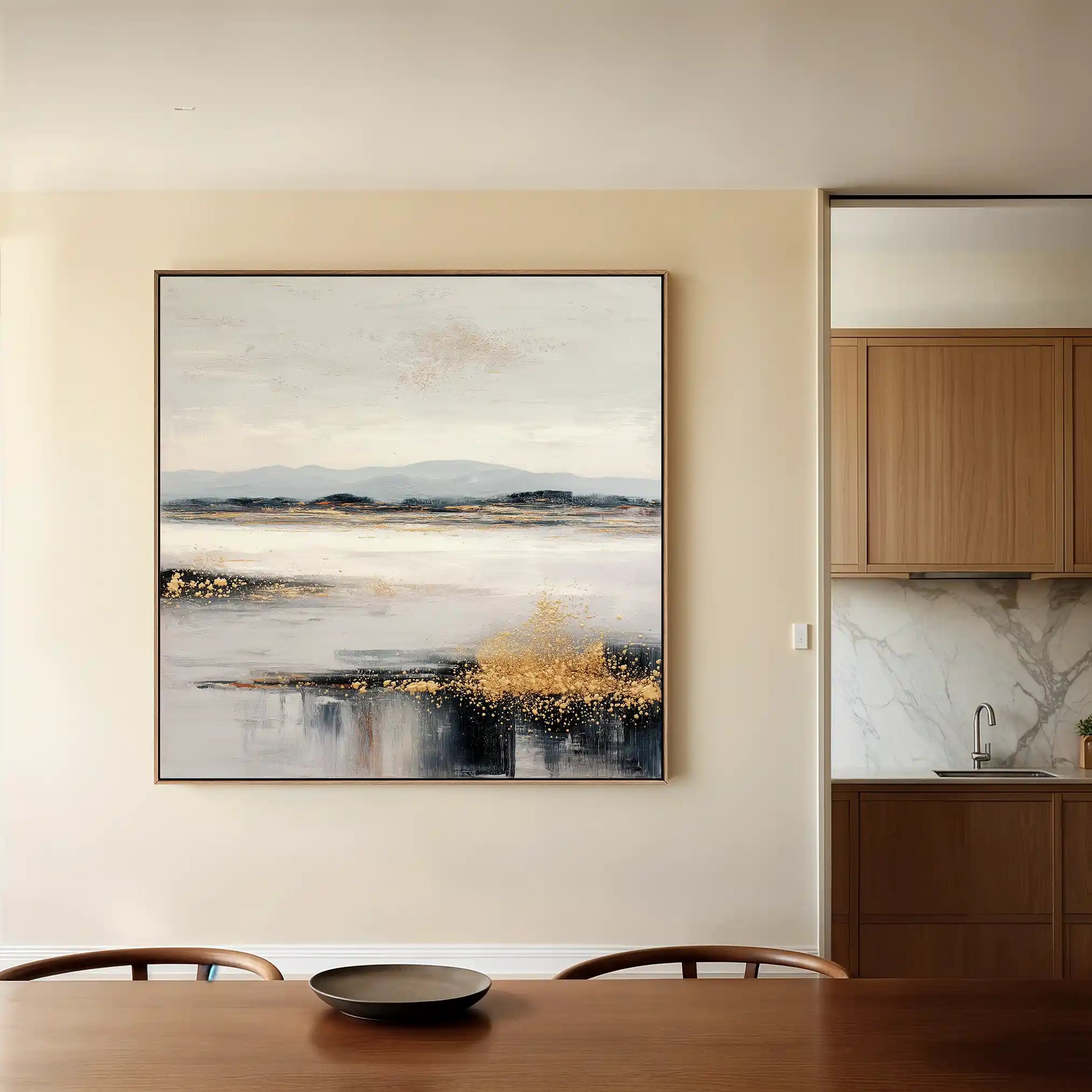 Abstract 822 Canvas Art 60 x 60 cm / Stretched on hidden frame