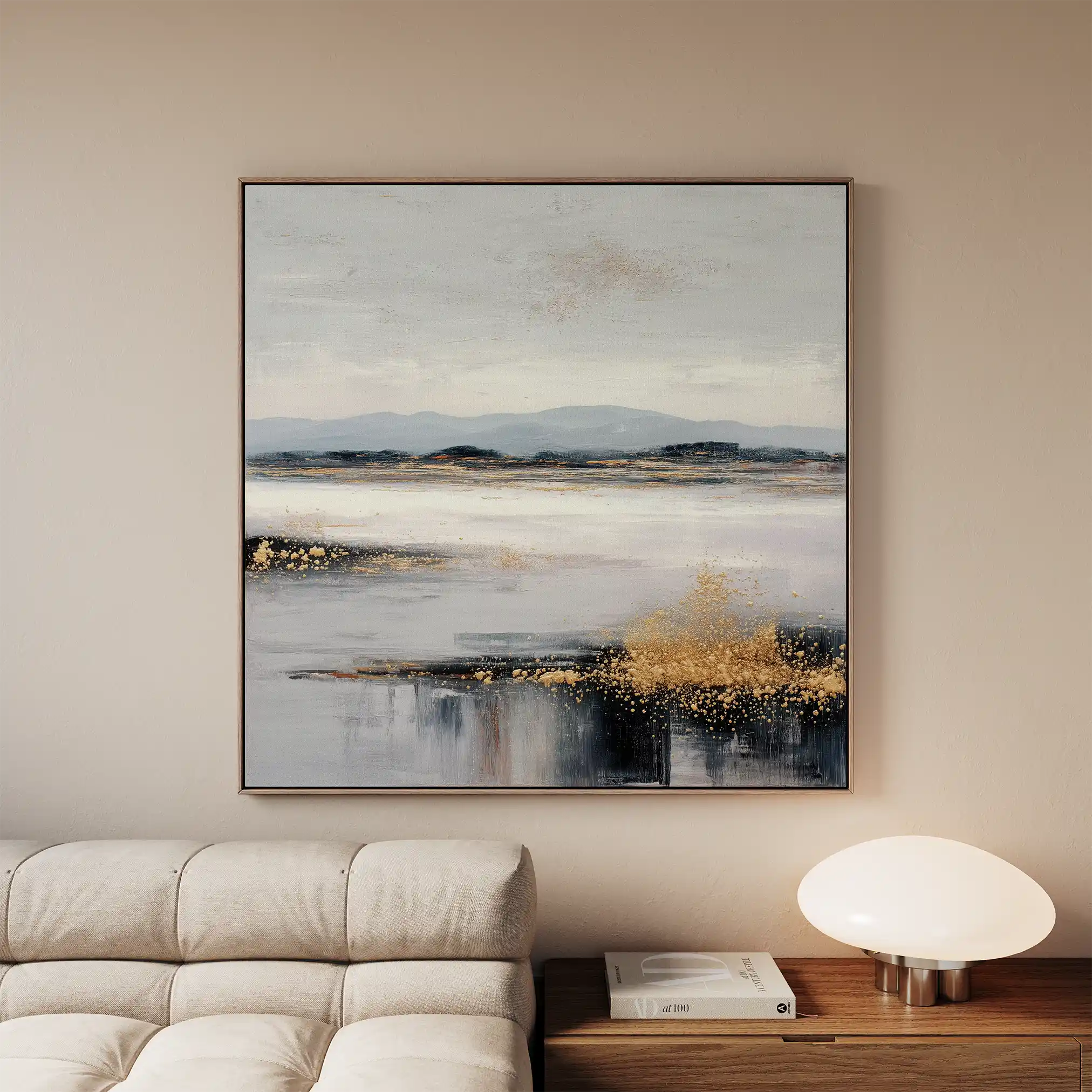 Abstract 822 Canvas Art 60 x 60 cm / Stretched on hidden frame