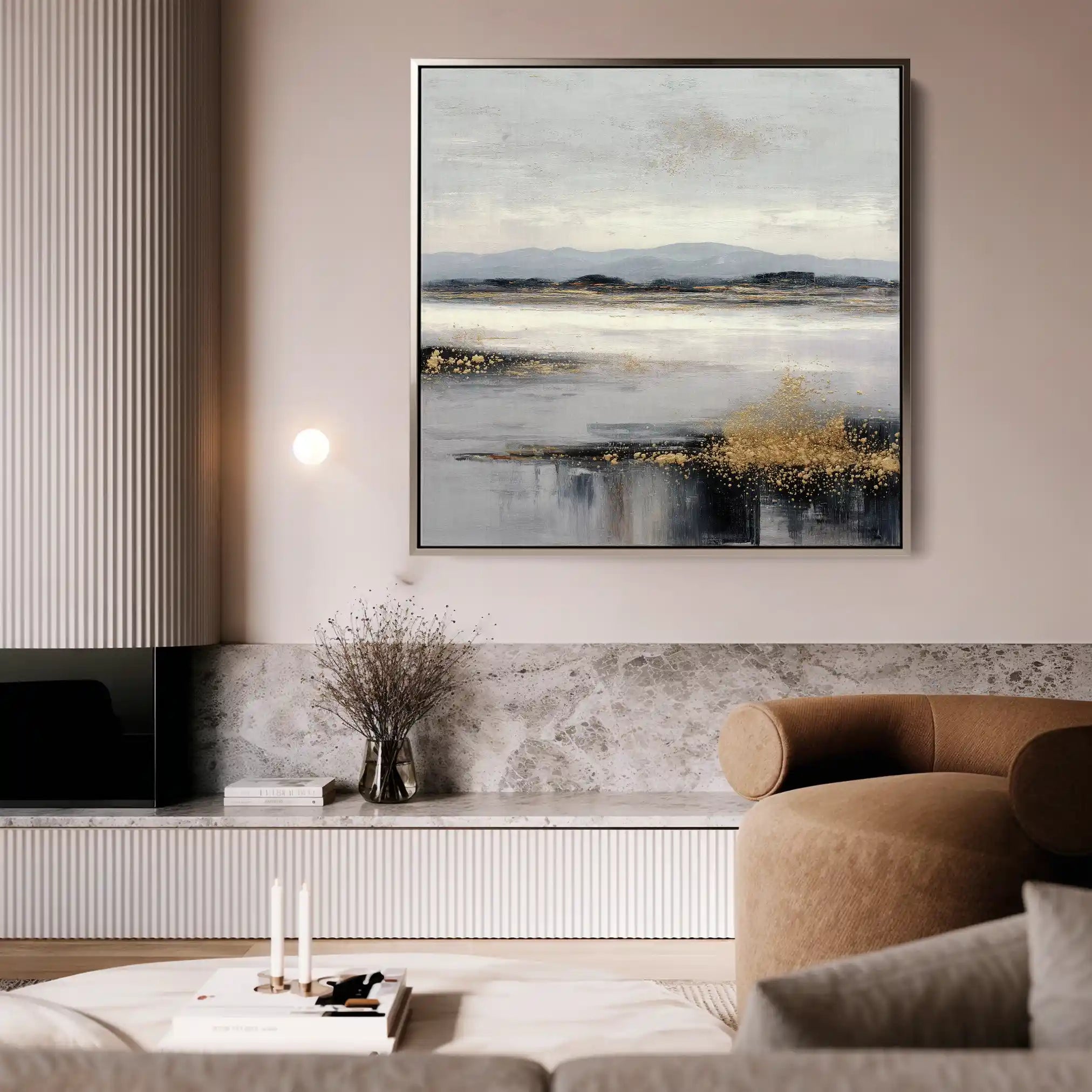 Abstract 822 Canvas Art 60 x 60 cm / Stretched on hidden frame