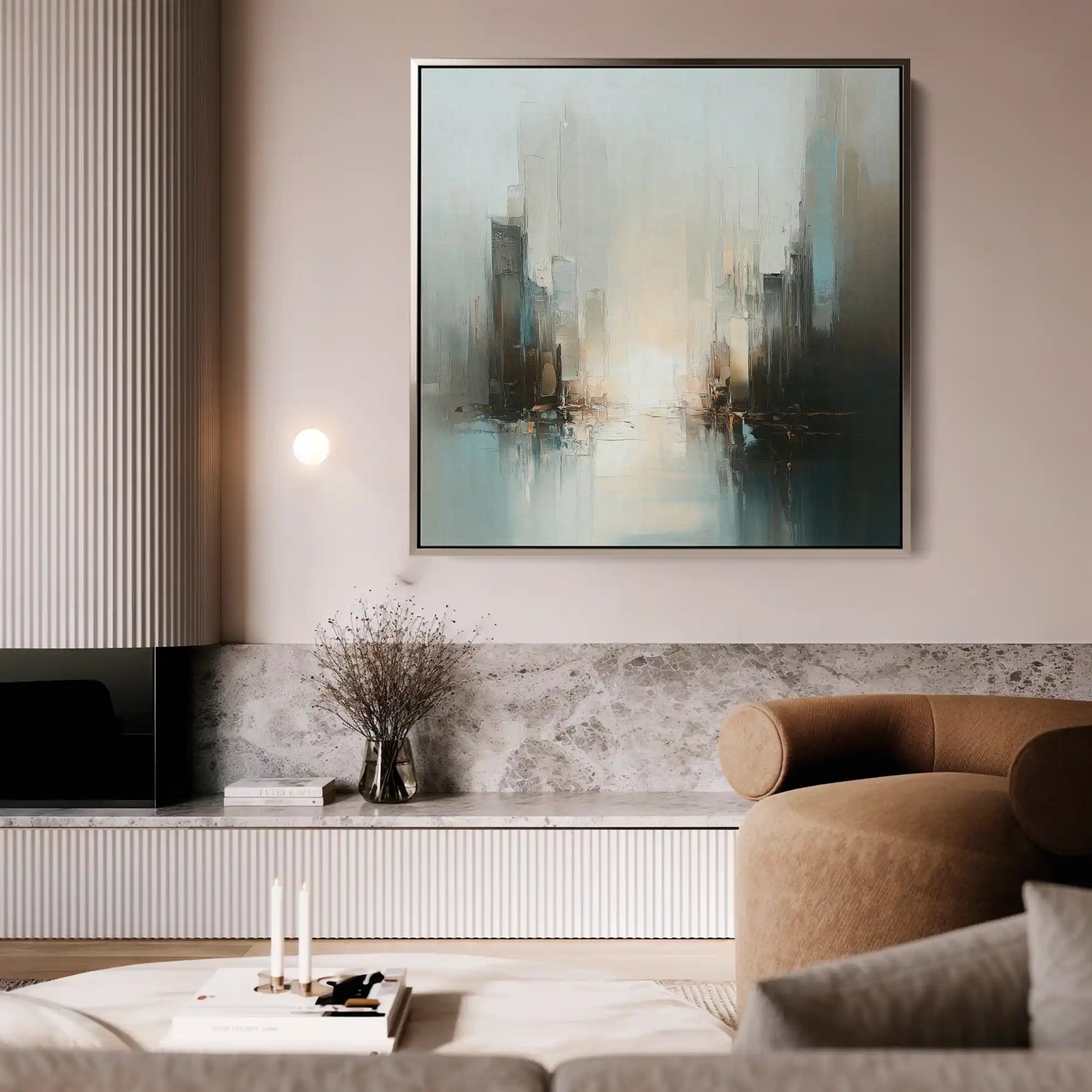 Abstract 825 Canvas Art 60 x 60 cm / Stretched on hidden frame