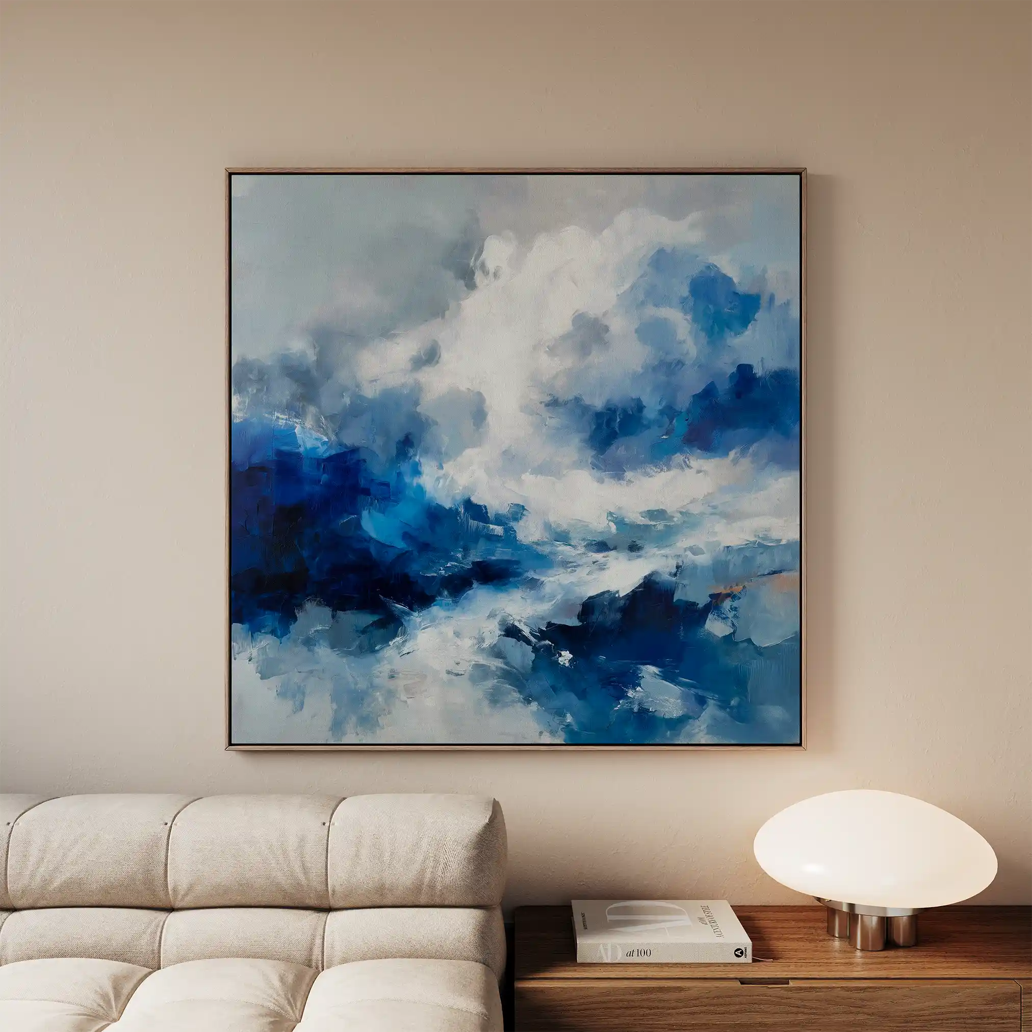 Abstract 826 Canvas Art 60 x 60 cm / Stretched on hidden frame