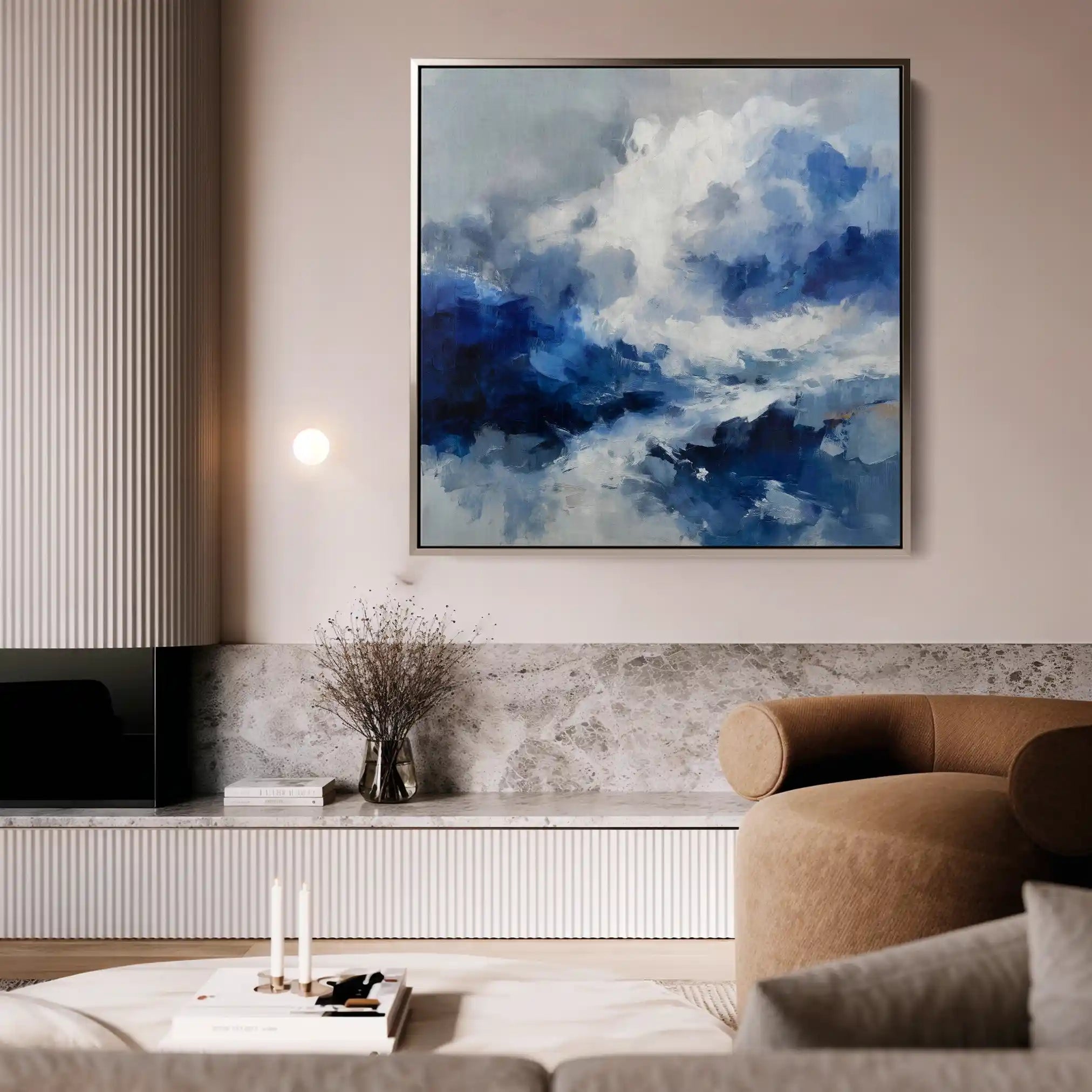 Abstract 826 Canvas Art 60 x 60 cm / Stretched on hidden frame