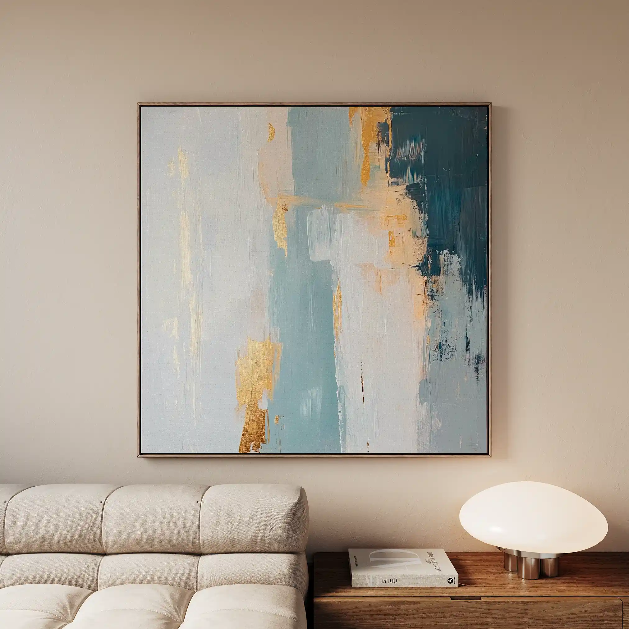 Abstract 828 Canvas Art 60 x 60 cm / Stretched on hidden frame