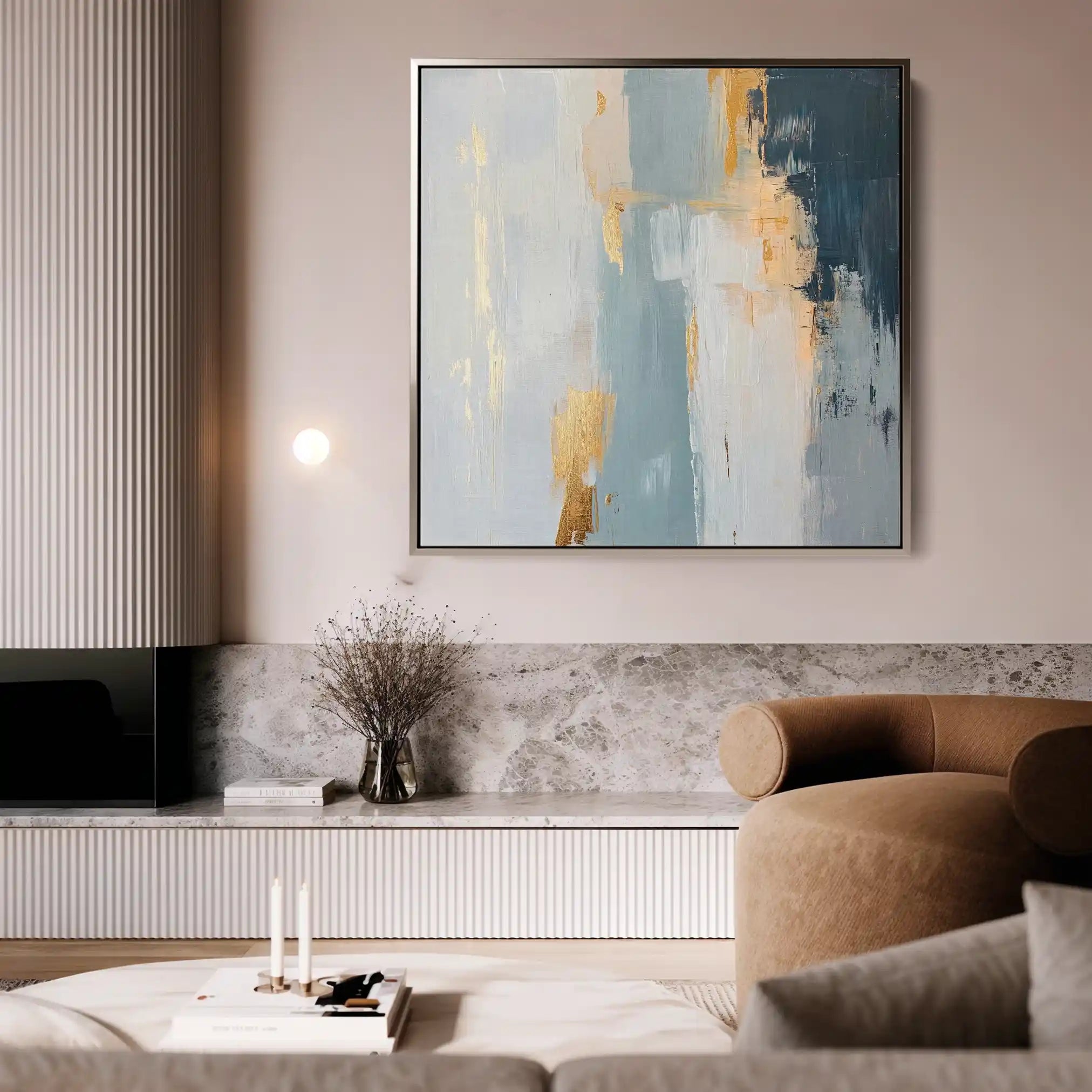 Abstract 828 Canvas Art 60 x 60 cm / Stretched on hidden frame