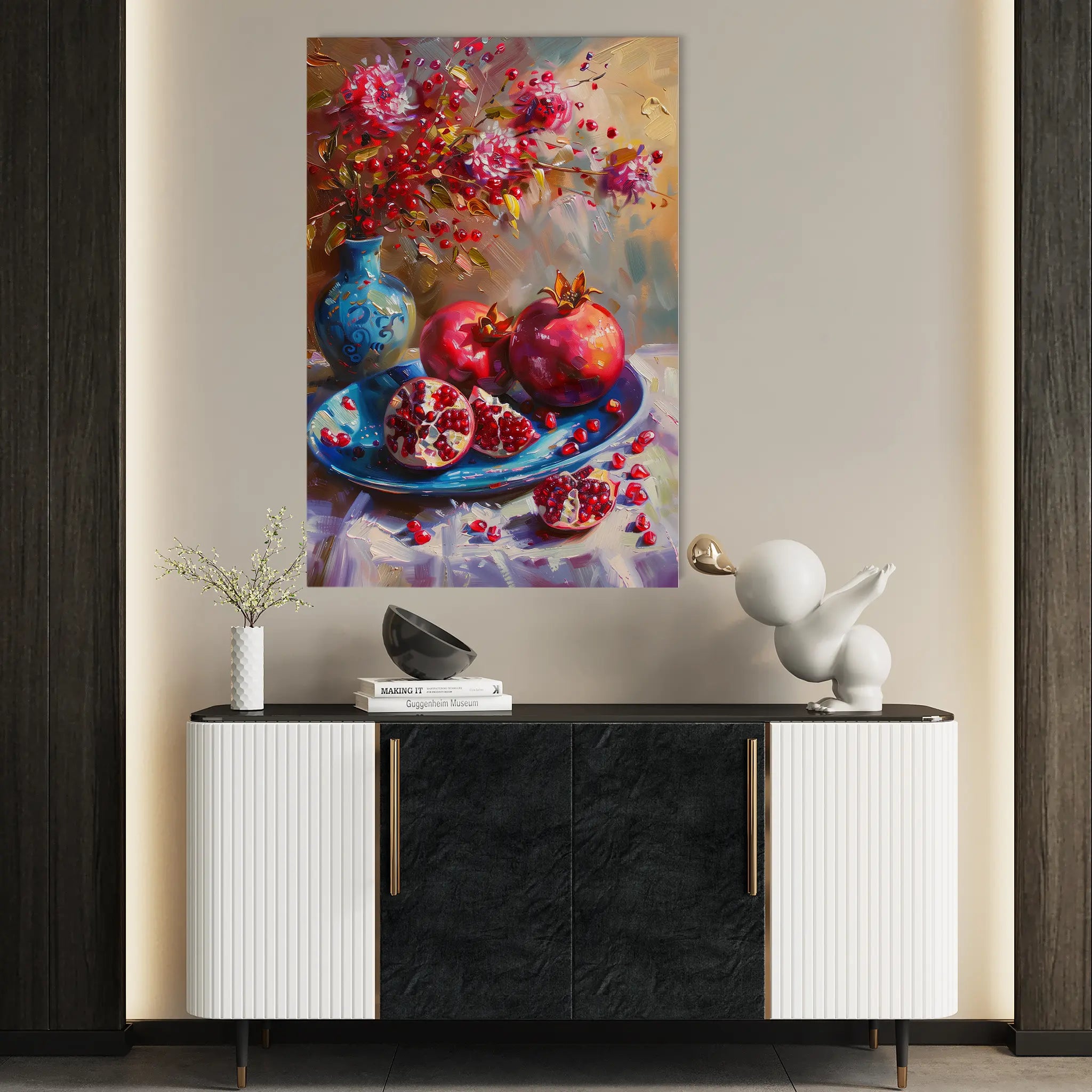 Floral Canvas Wall Art WAD828-F 90 x 60 cm / Stretched on hidden frame