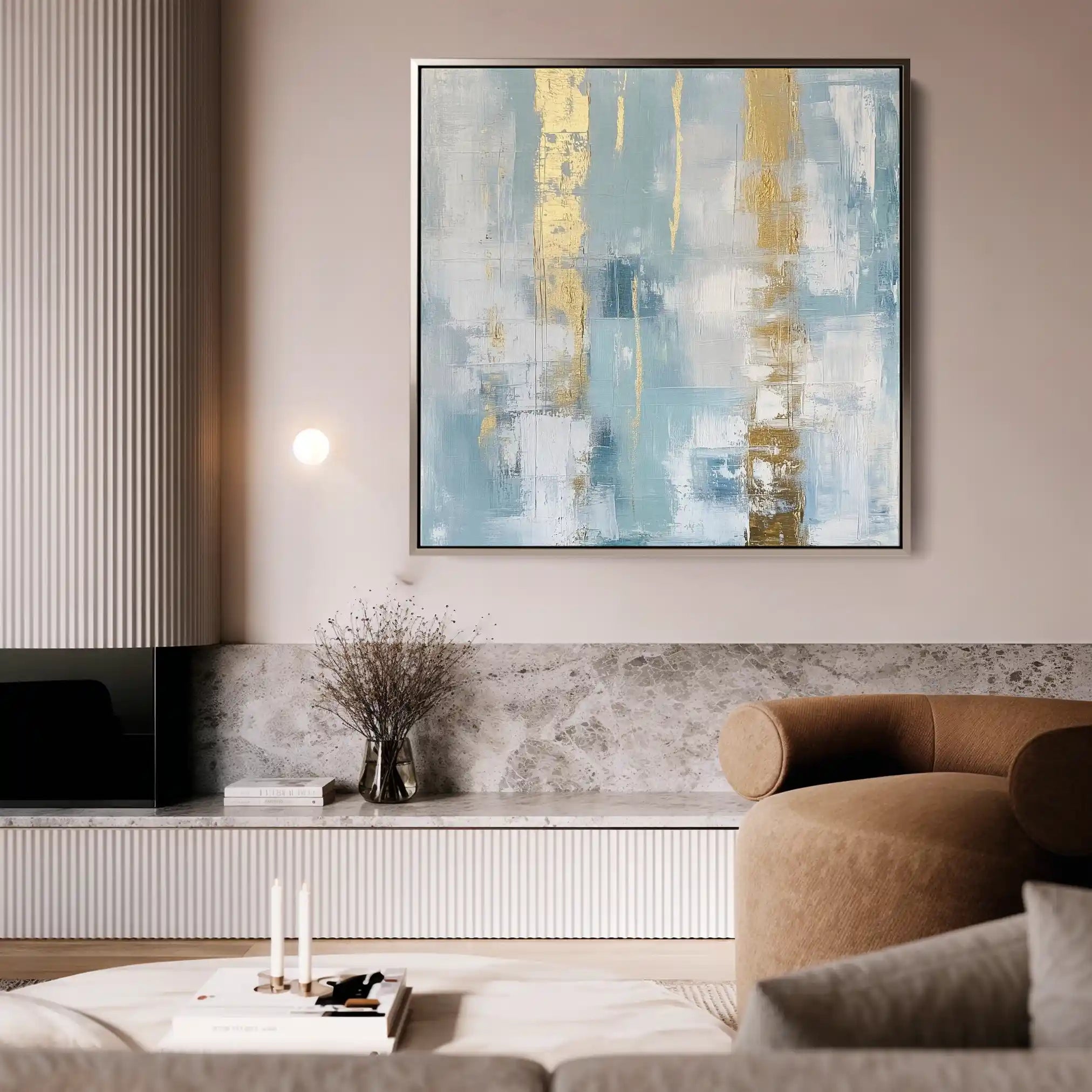 Abstract 829 Canvas Art 60 x 60 cm / Stretched on hidden frame