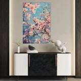 Floral Canvas Wall Art WAD830-F 90 x 60 cm / Stretched on hidden frame