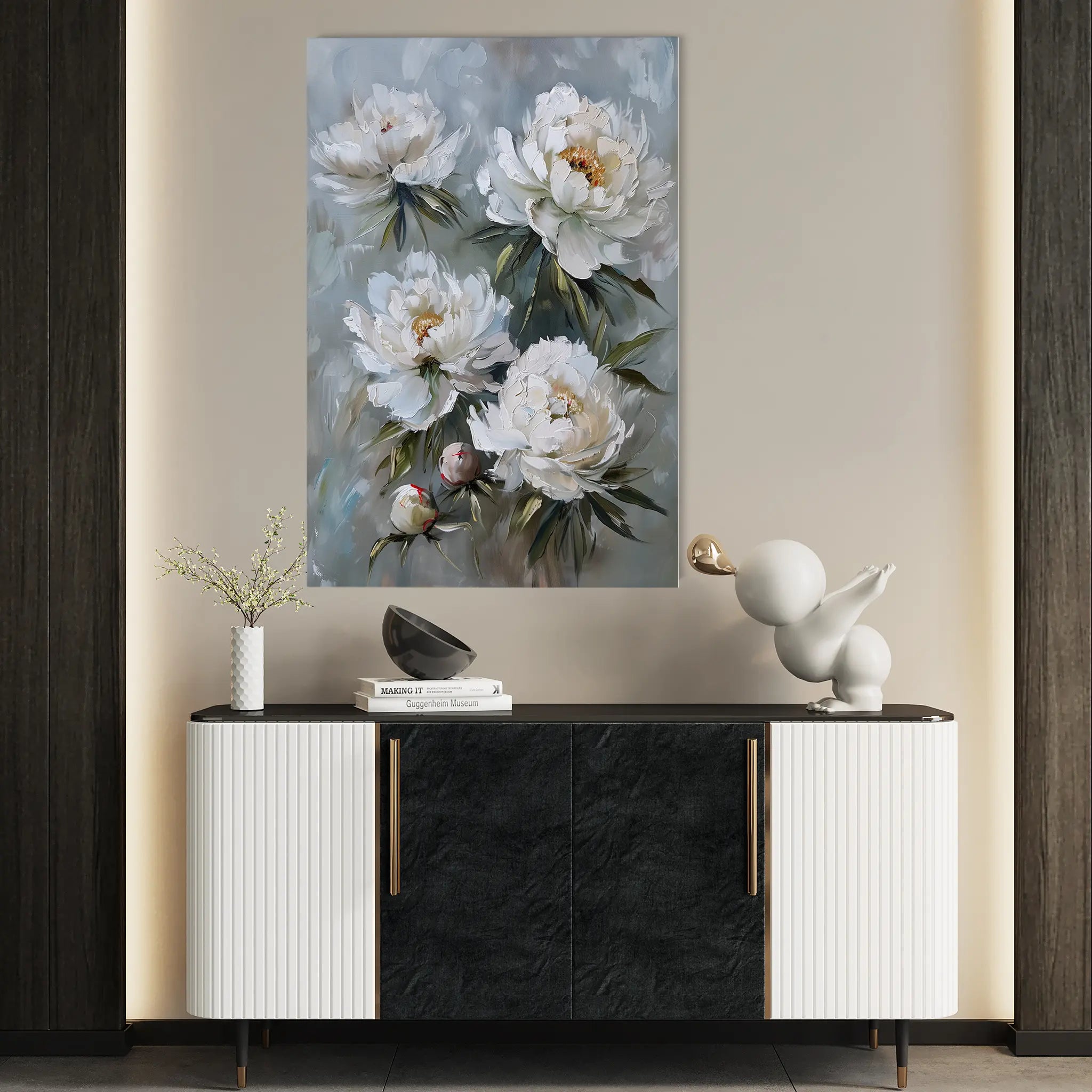 Floral Canvas Wall Art WAD831-F 90 x 60 cm / Stretched on hidden frame