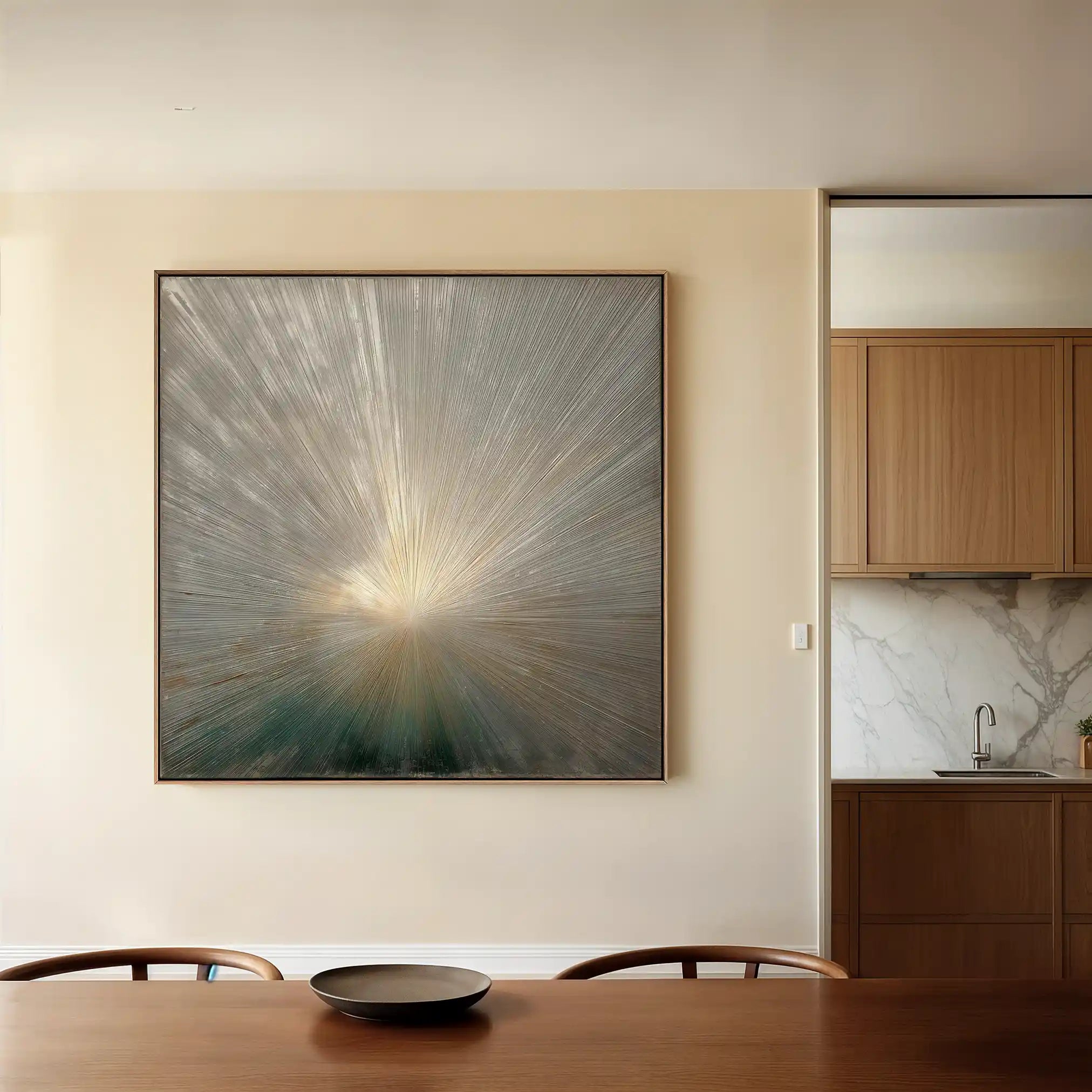 Abstract 834 Canvas Art 60 x 60 cm / Stretched on hidden frame