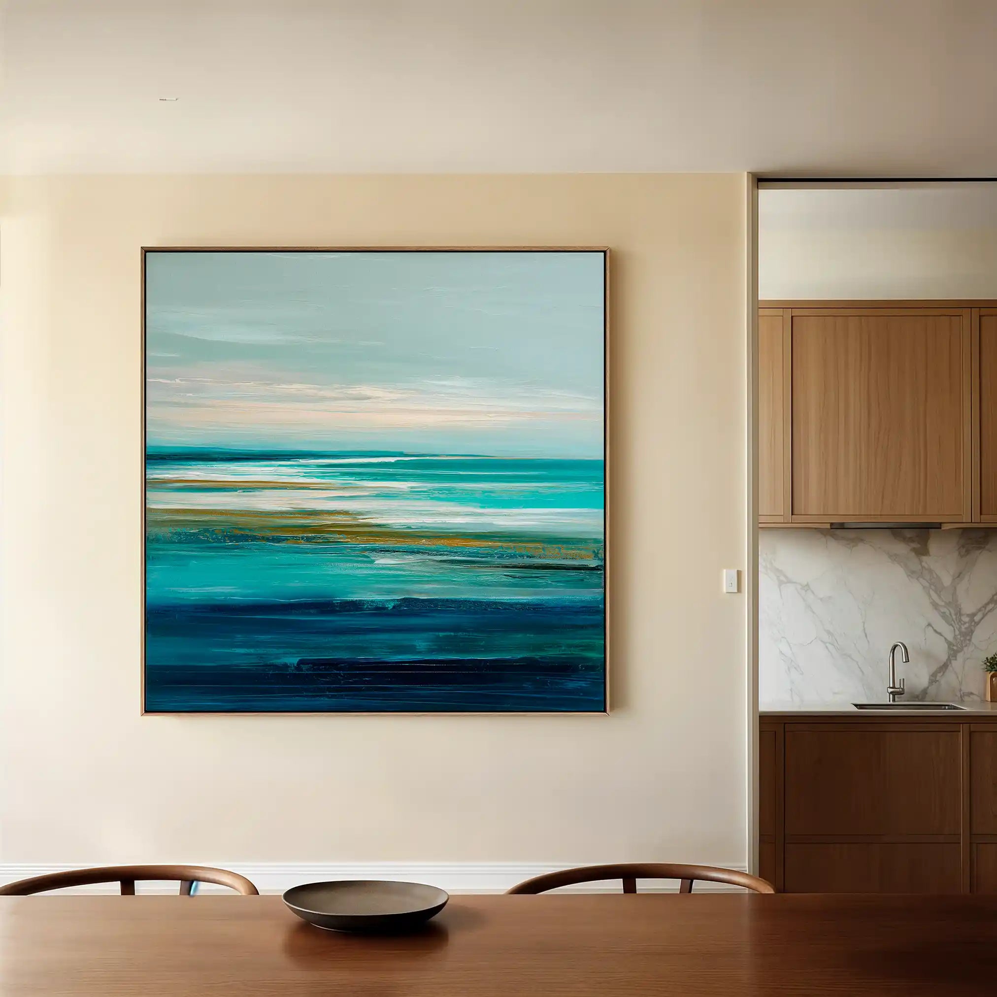 Abstract 835 Canvas Art 60 x 60 cm / Stretched on hidden frame