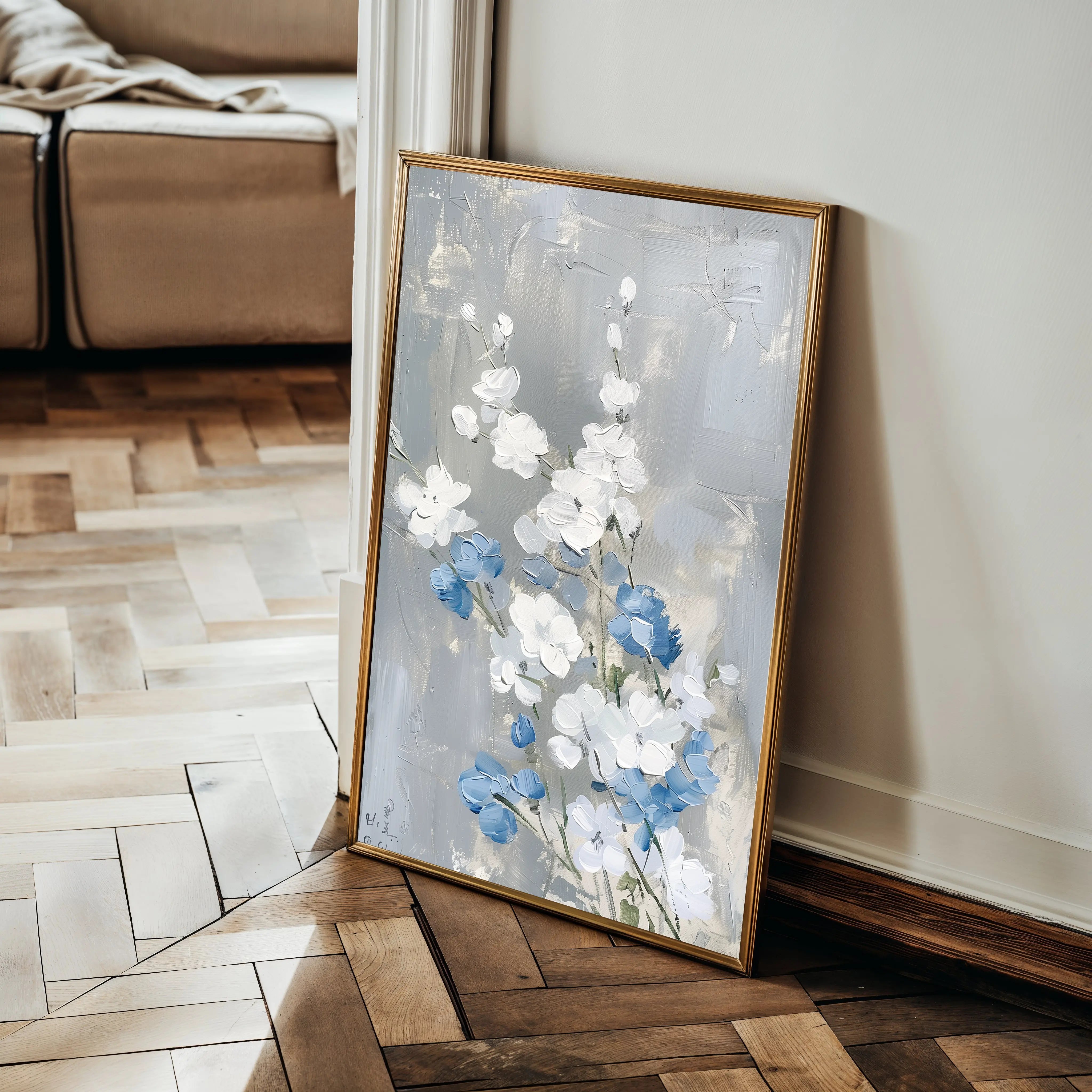 Floral Canvas Wall Art WAD835-F 90 x 60 cm / Stretched on hidden frame