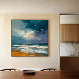 Abstract 836 Canvas Art 60 x 60 cm / Stretched on hidden frame