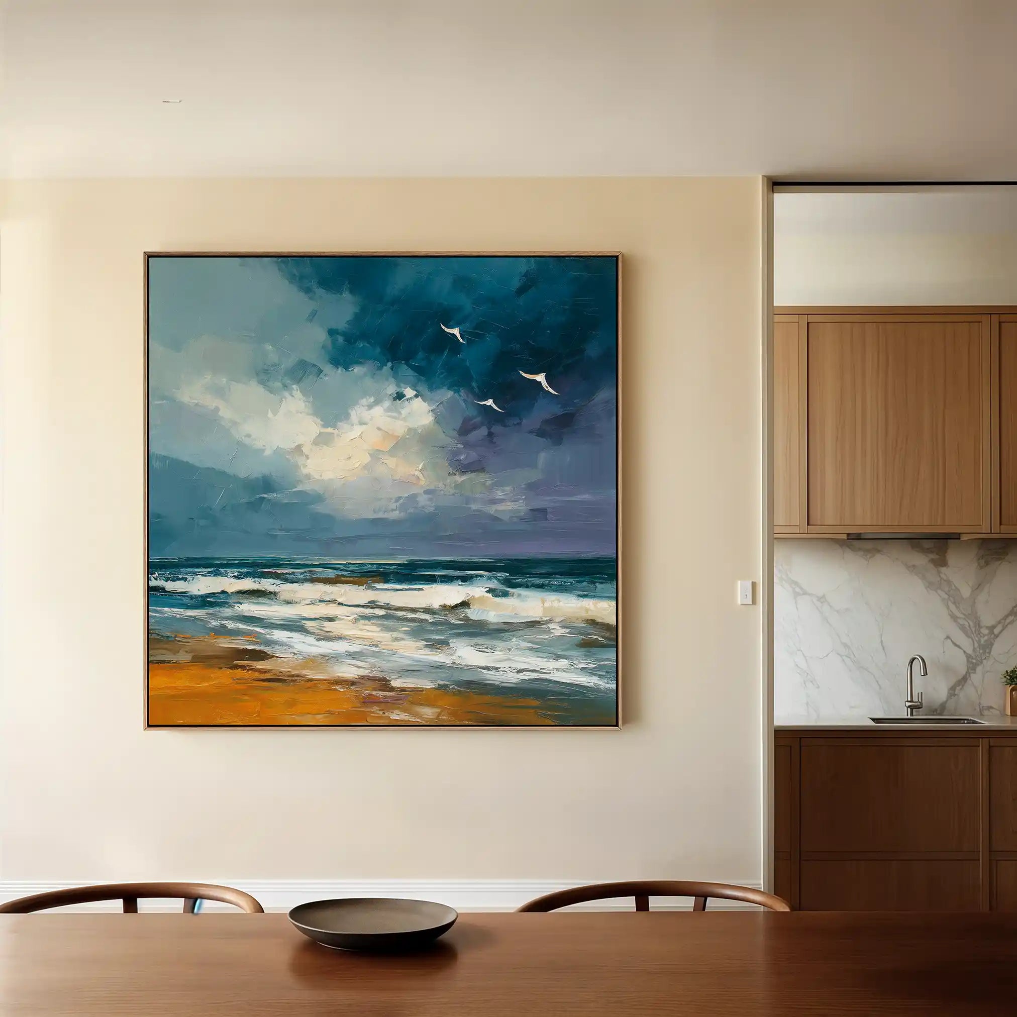 Abstract 836 Canvas Art 60 x 60 cm / Stretched on hidden frame