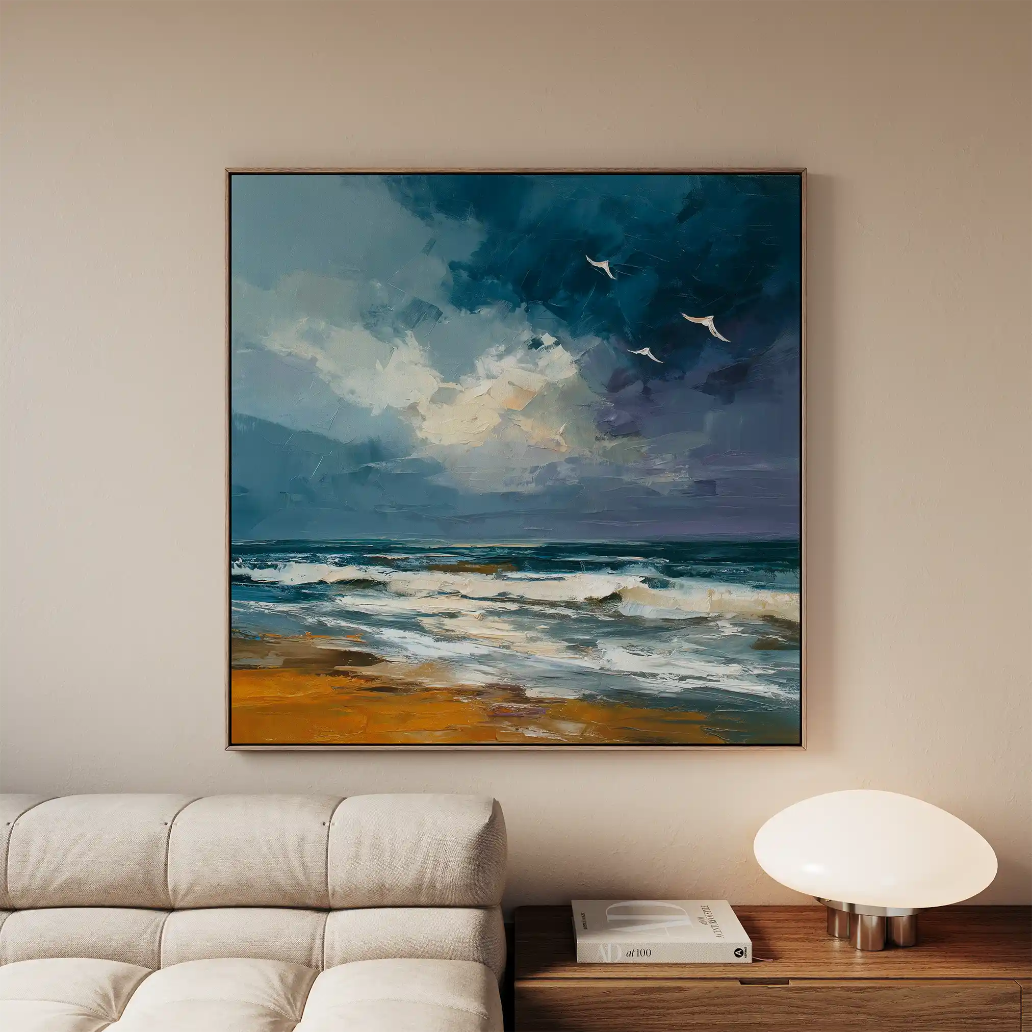 Abstract 836 Canvas Art 60 x 60 cm / Stretched on hidden frame