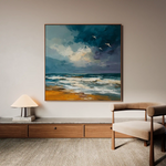 Abstract 836 Canvas Art 60 x 60 cm / Stretched on hidden frame