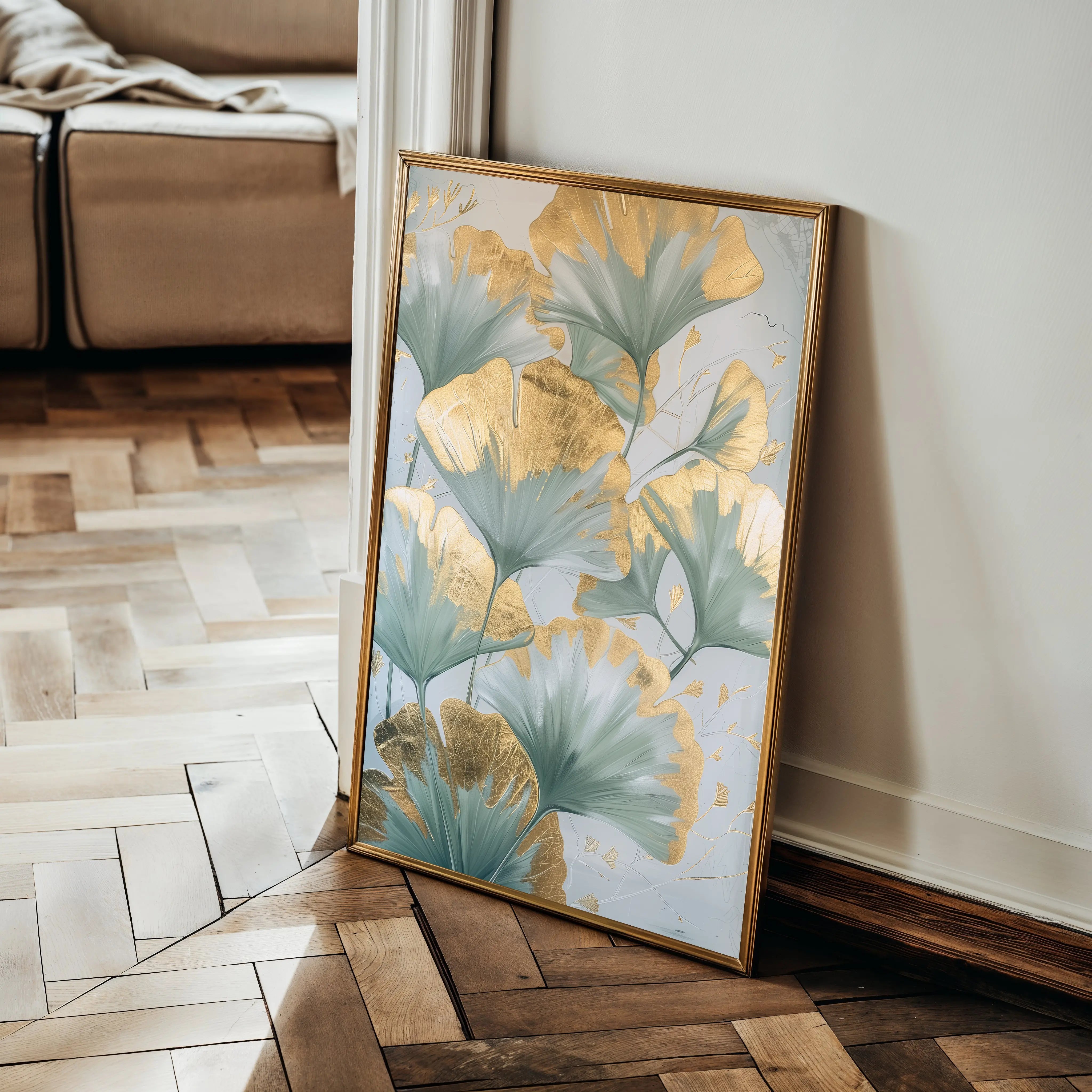 Floral Canvas Wall Art WAD836-F 90 x 60 cm / Stretched on hidden frame