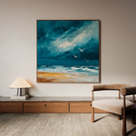 Abstract 837 Canvas Art 60 x 60 cm / Stretched on hidden frame
