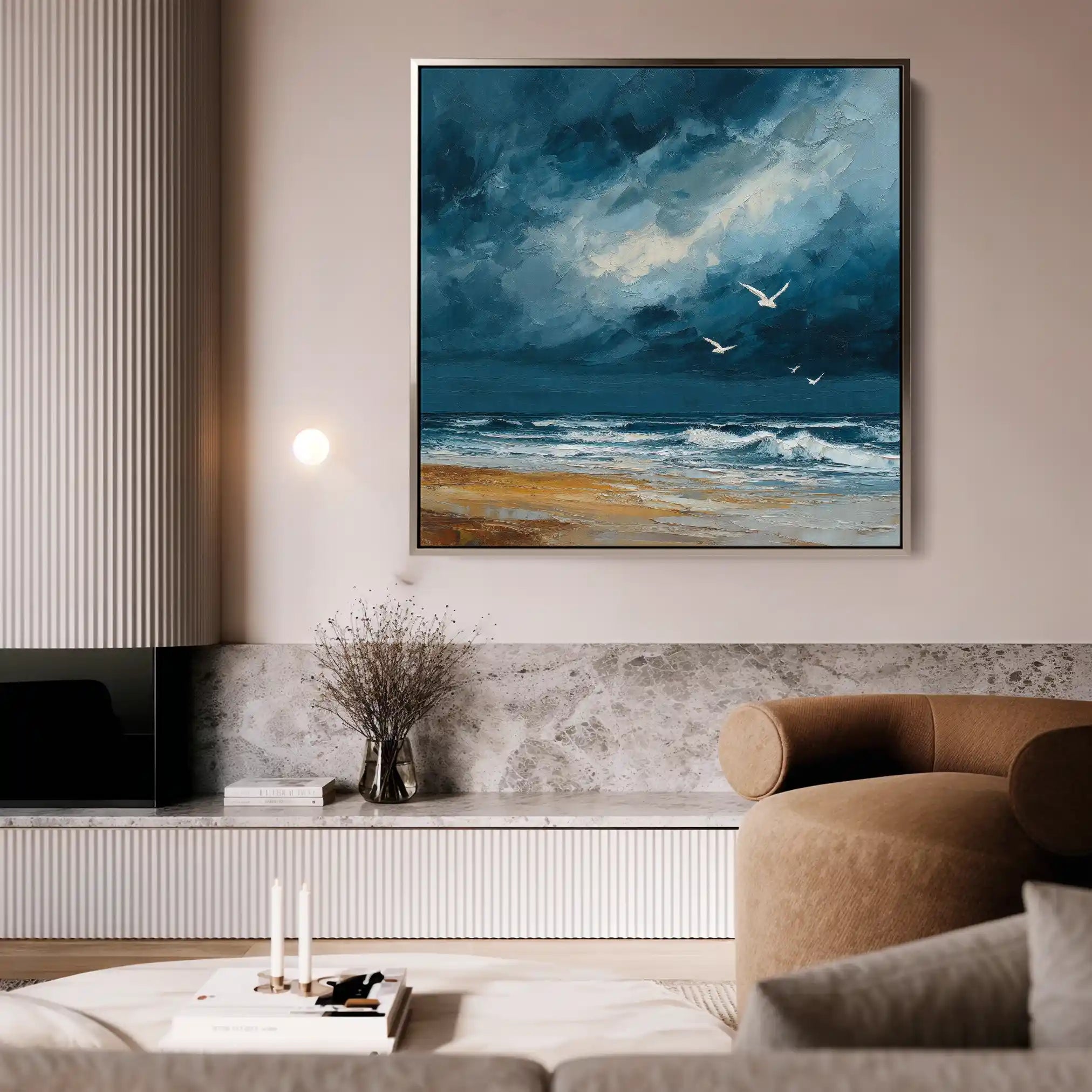 Abstract 837 Canvas Art 60 x 60 cm / Stretched on hidden frame
