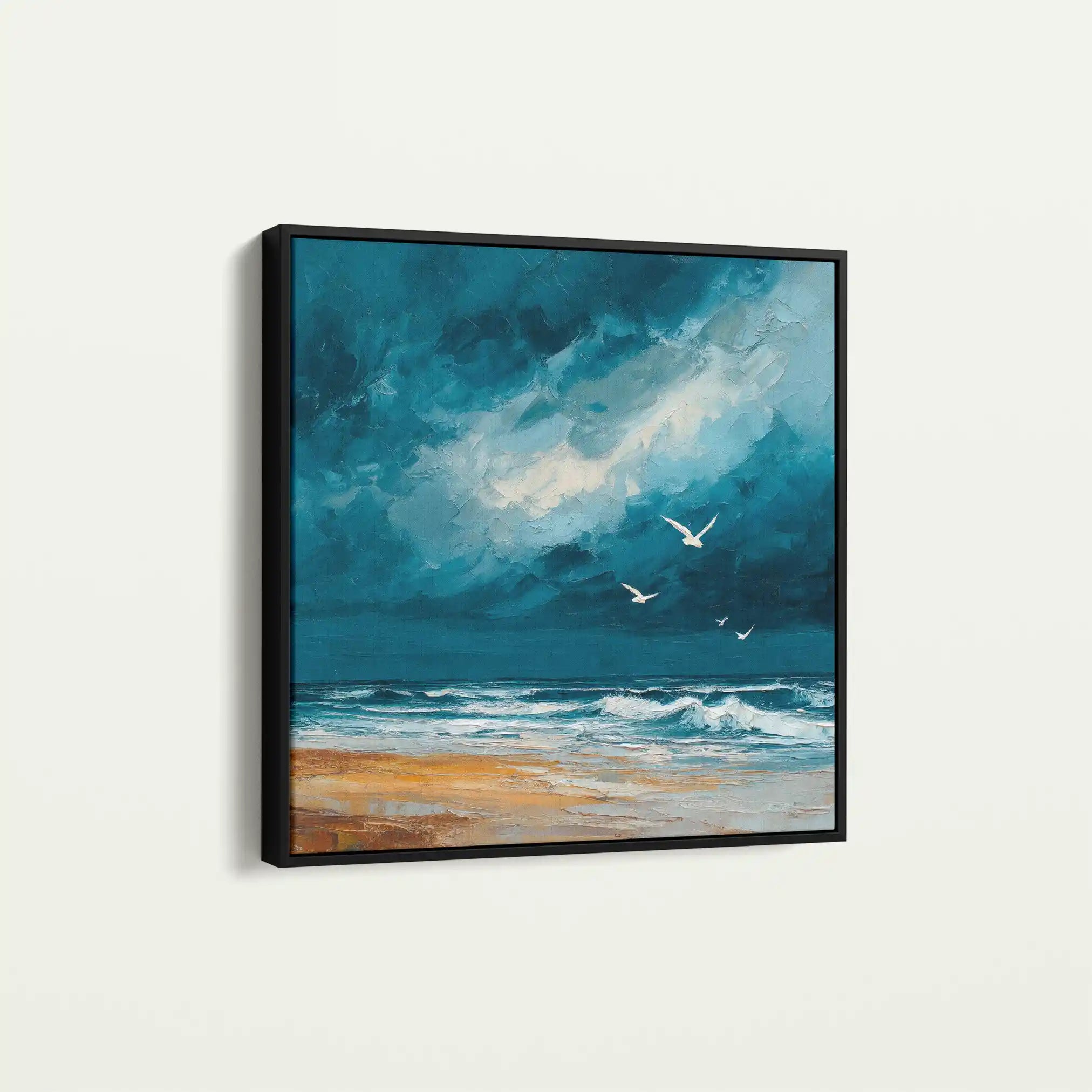 Abstract 837 Canvas Art 60 x 60 cm / Stretched on hidden frame
