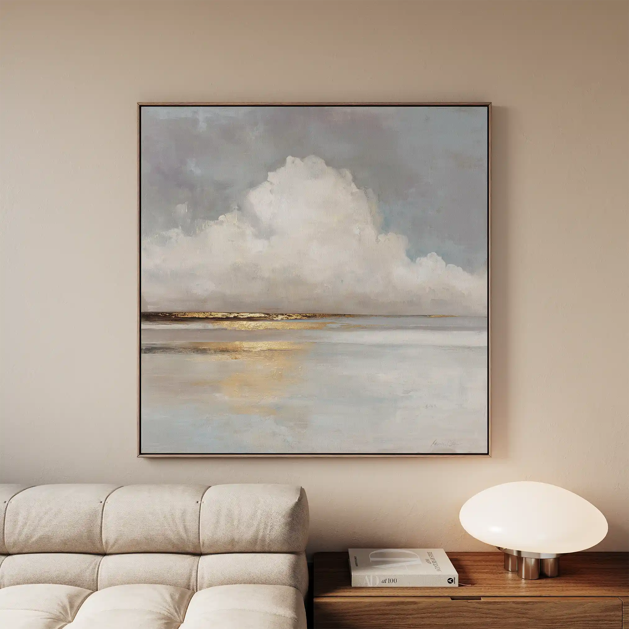 Abstract 838 Canvas Art 60 x 60 cm / Stretched on hidden frame