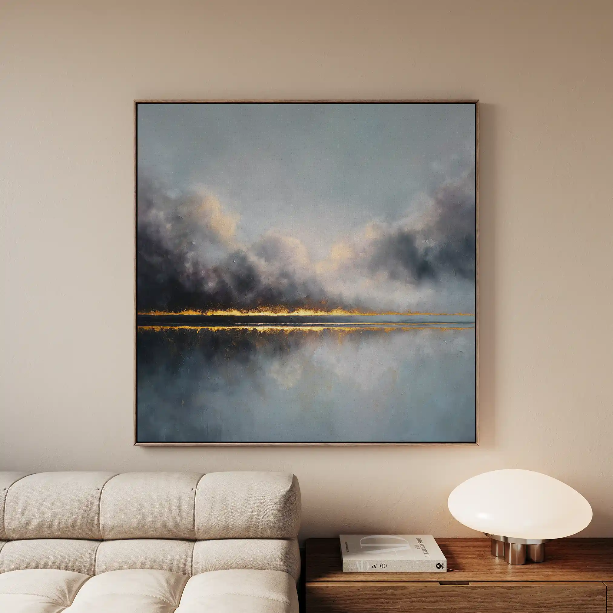Abstract 839 Canvas Art 60 x 60 cm / Stretched on hidden frame