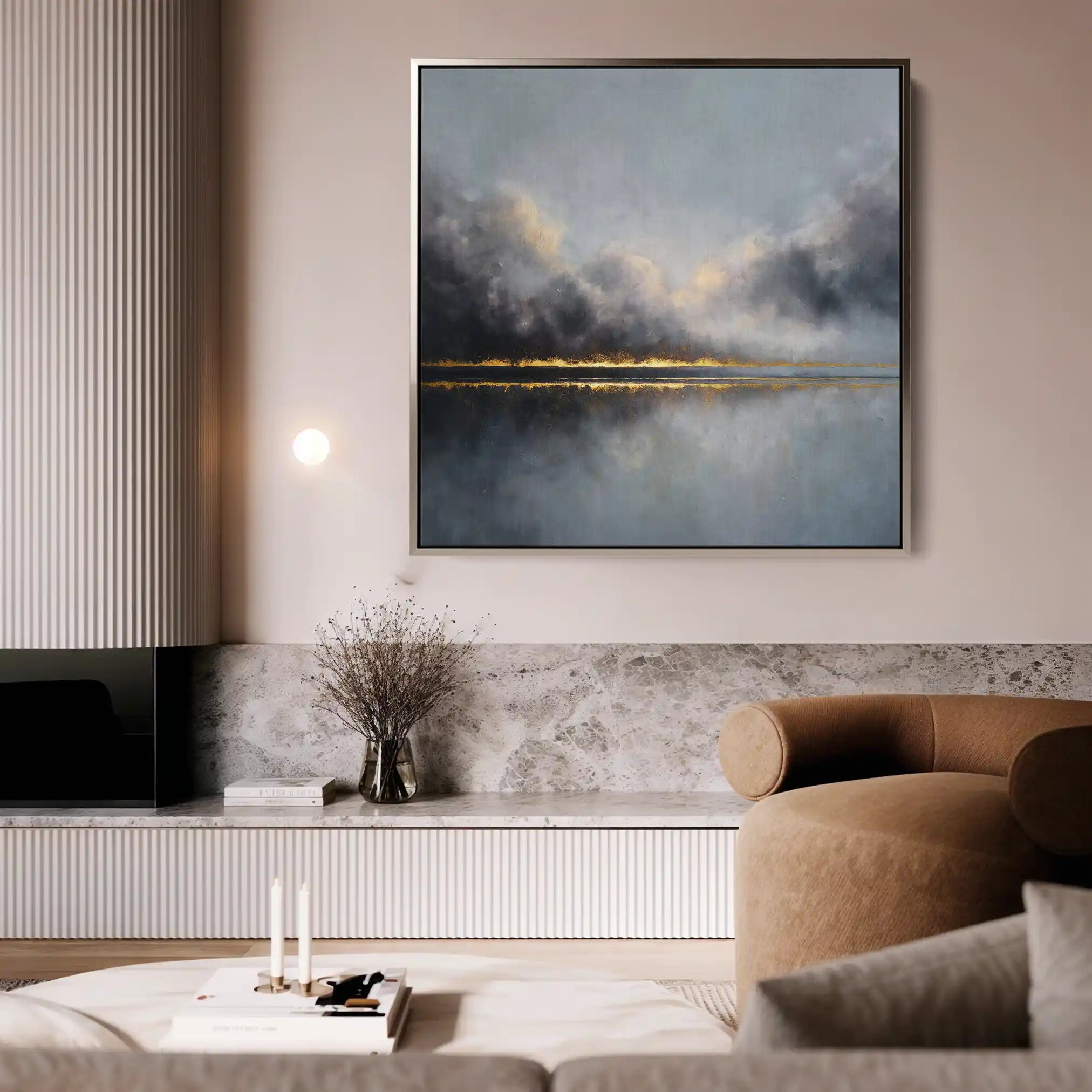 Abstract 839 Canvas Art 60 x 60 cm / Stretched on hidden frame