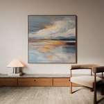 Abstract 840 Canvas Art 60 x 60 cm / Stretched on hidden frame