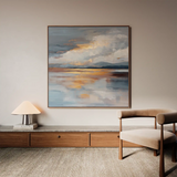 Abstract 840 Canvas Art 60 x 60 cm / Stretched on hidden frame