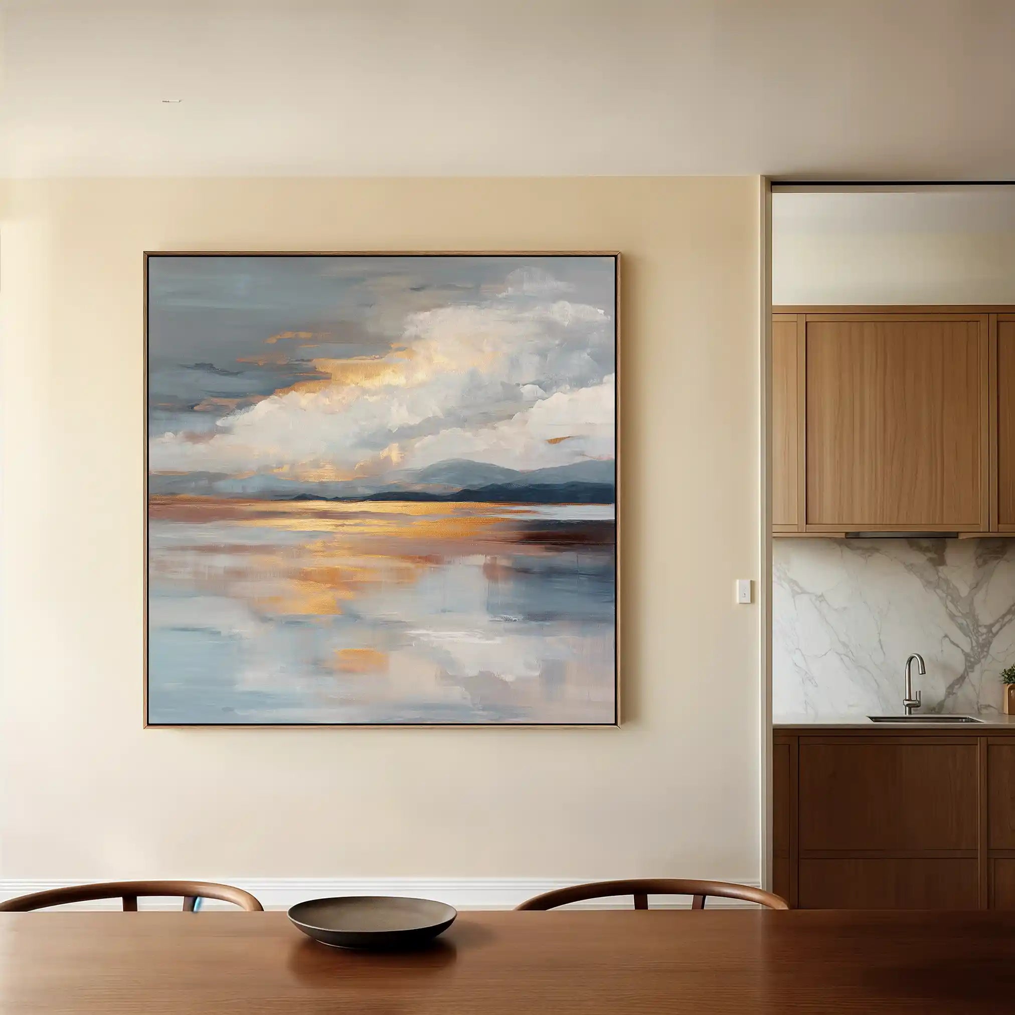 Abstract 840 Canvas Art 60 x 60 cm / Stretched on hidden frame