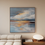 Abstract 840 Canvas Art 60 x 60 cm / Stretched on hidden frame