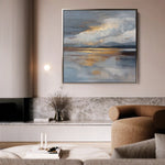 Abstract 840 Canvas Art 60 x 60 cm / Stretched on hidden frame