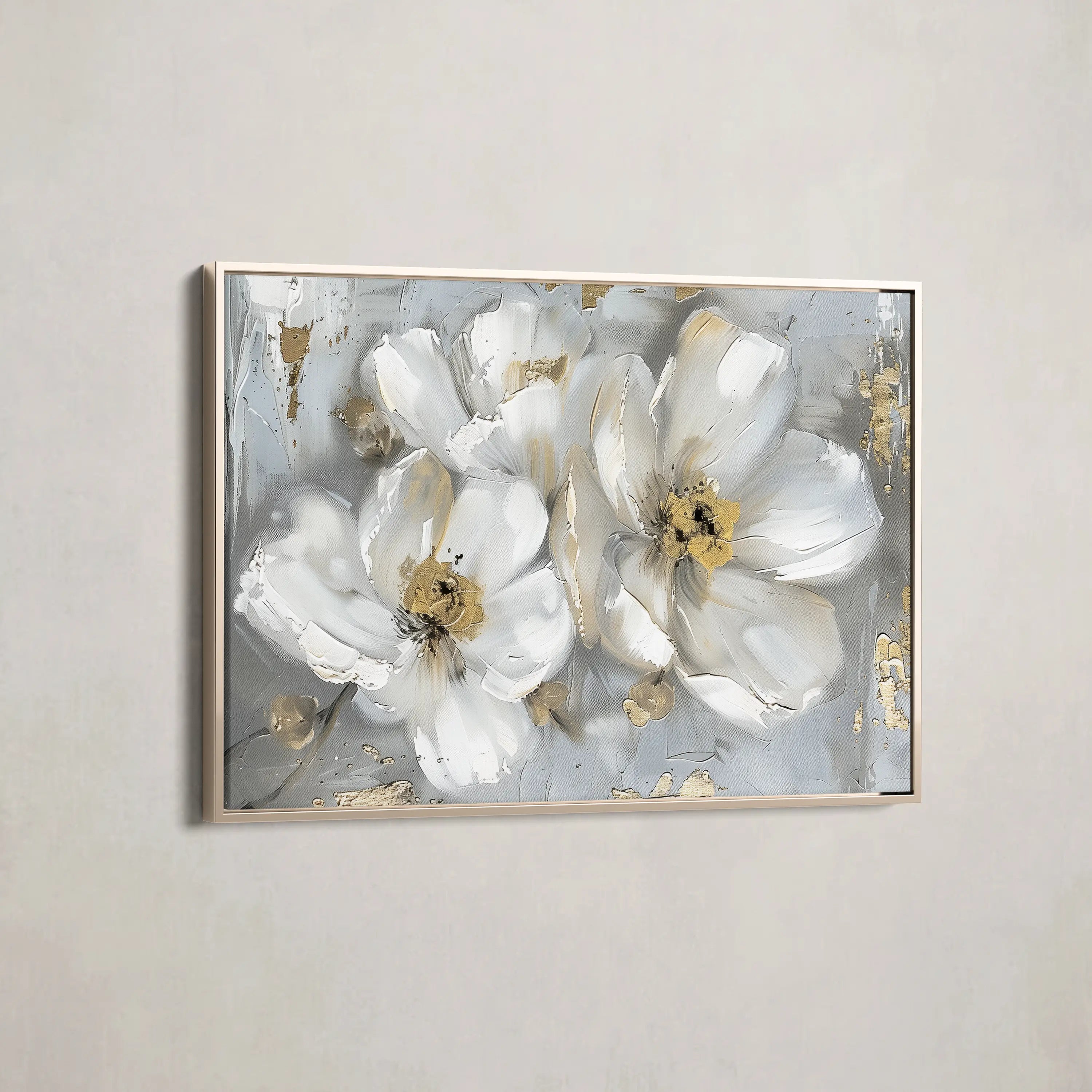 Floral Canvas Wall Art WAD842-F 90 x 60 cm / Stretched on hidden frame