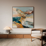 Abstract 844 Canvas Art 60 x 60 cm / Stretched on hidden frame