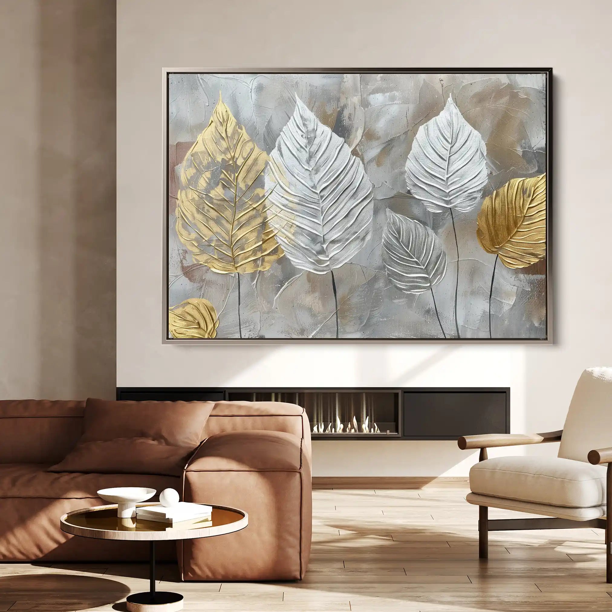 Floral Canvas Wall Art WAD845-F 90 x 60 cm / Stretched on hidden frame