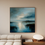 Abstract 846 Canvas Art 60 x 60 cm / Stretched on hidden frame