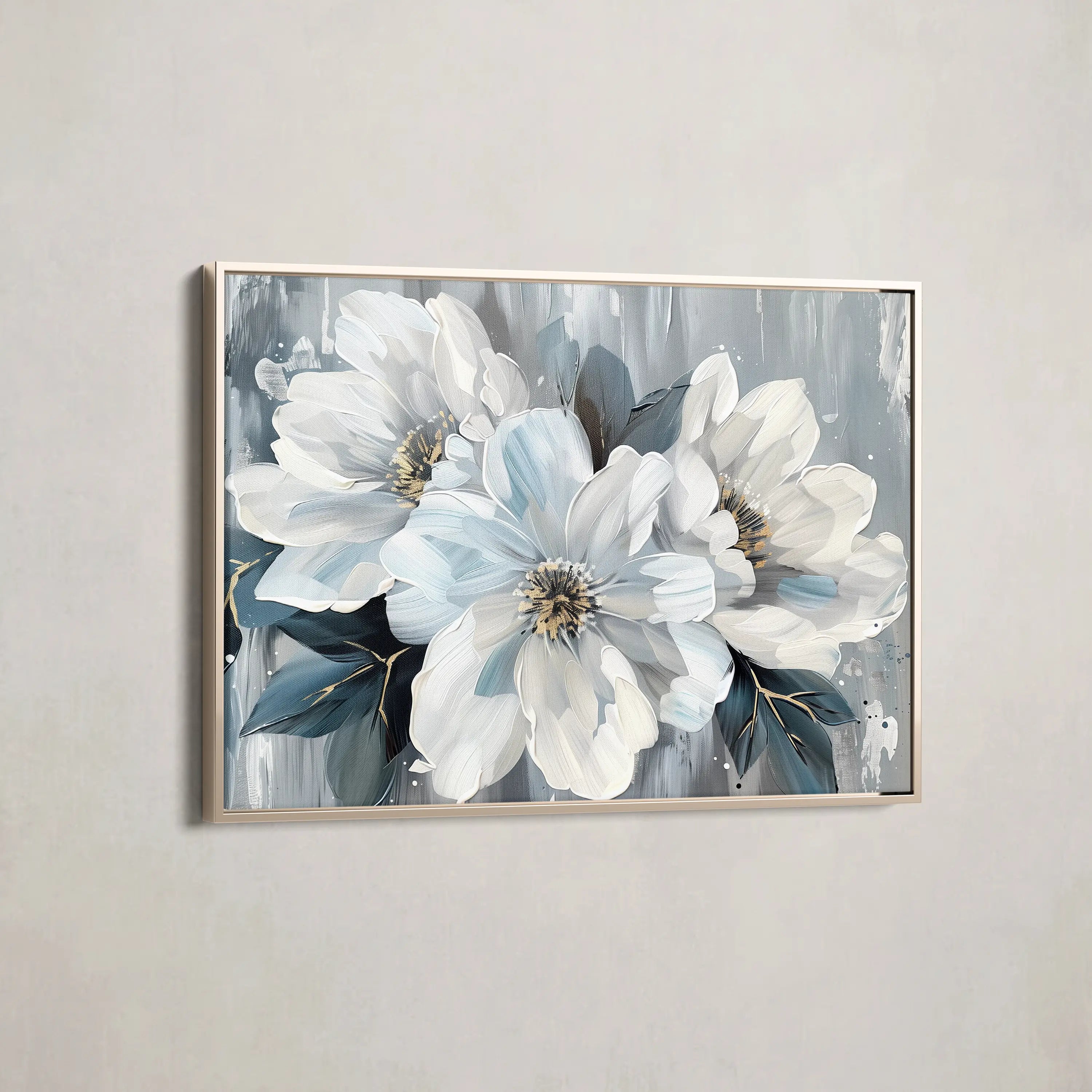 Floral Canvas Wall Art WAD846-F 90 x 60 cm / Stretched on hidden frame