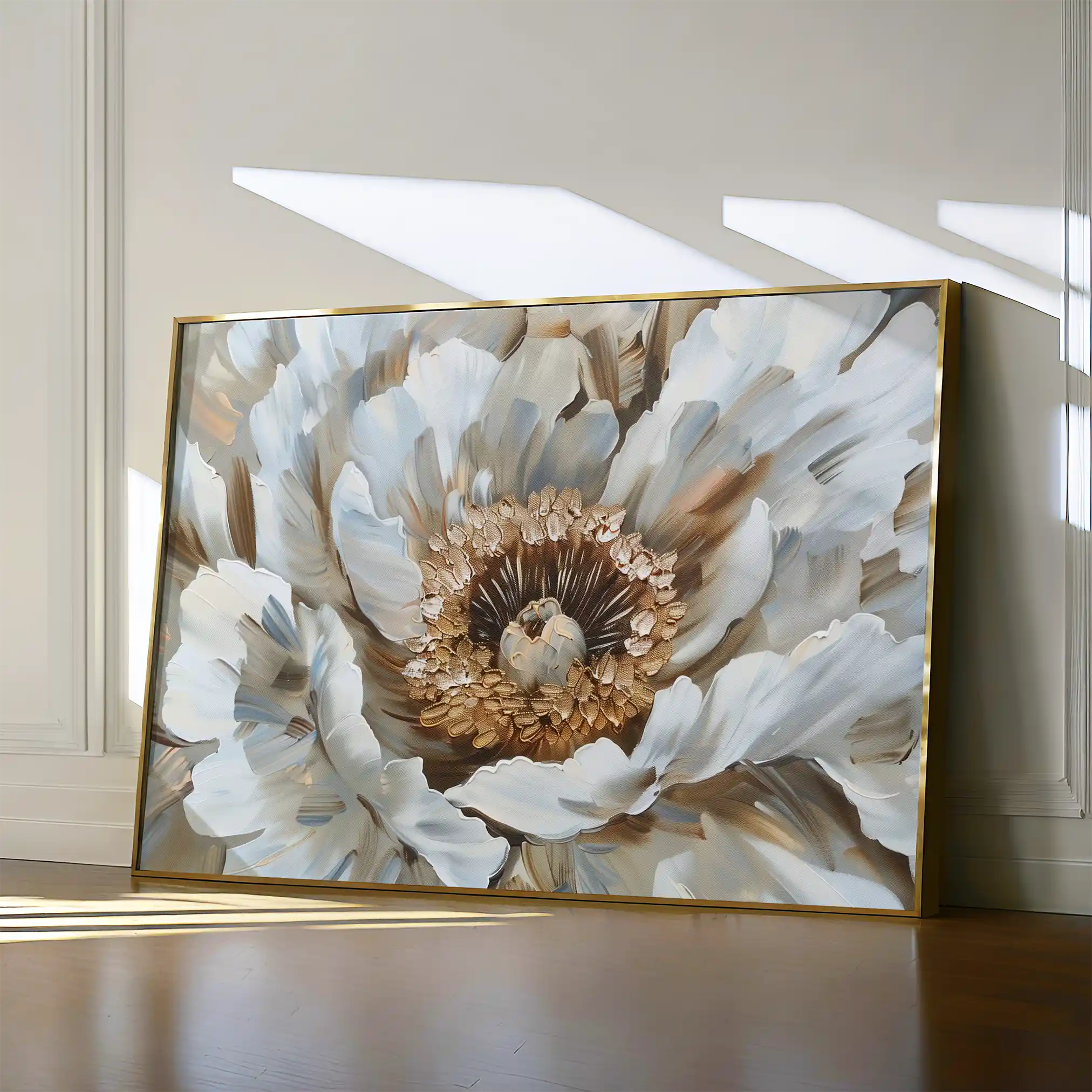 Floral Canvas Wall Art WAD847-F 90 x 60 cm / Stretched on hidden frame