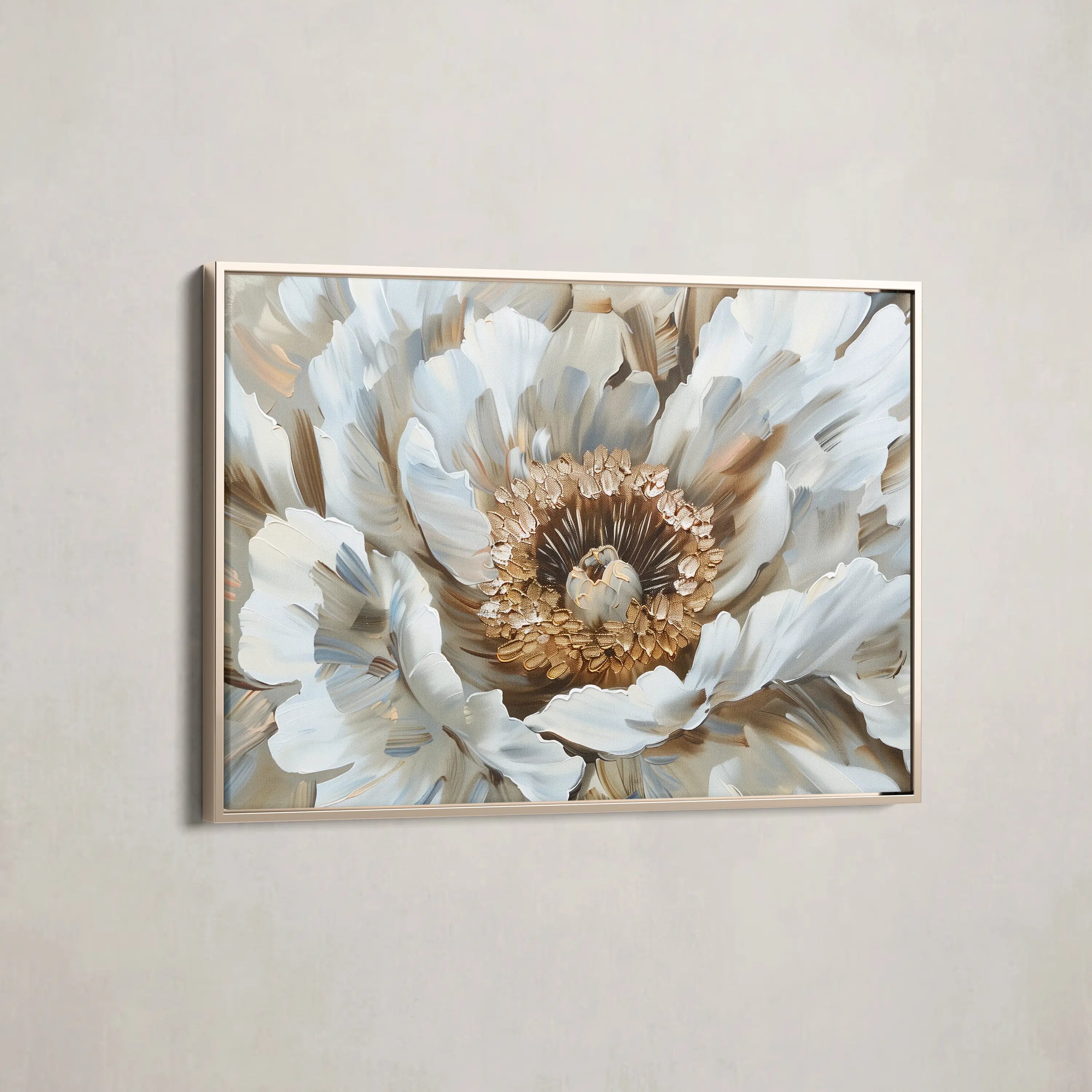 Floral Canvas Wall Art WAD847-F 90 x 60 cm / Stretched on hidden frame