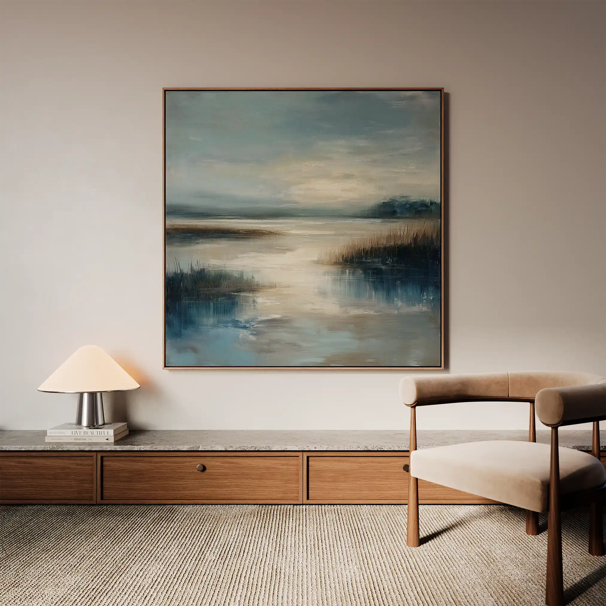 Abstract 848 Canvas Art 60 x 60 cm / Stretched on hidden frame